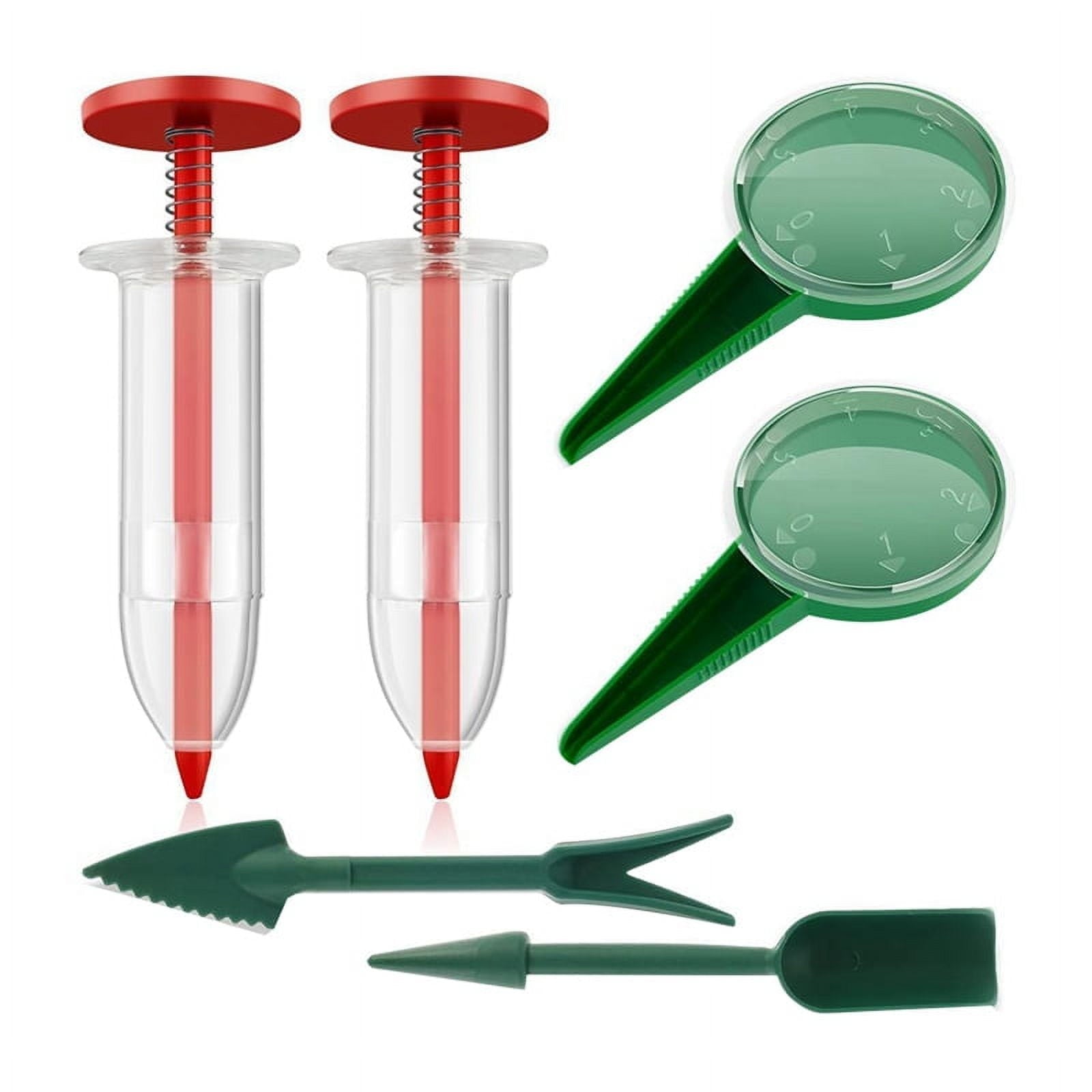 6Pcs Mini Sowing Seed Dispenser, Seed Planter Tool,Handheld Seed Planter,Seed Sower Tool,Hand Seed Spreader,Garden Seed