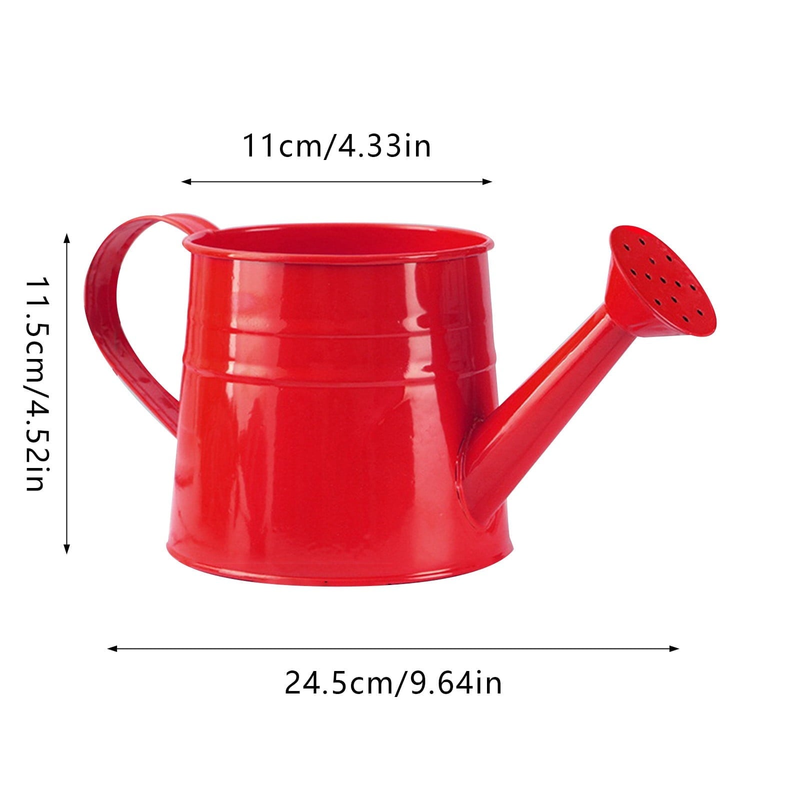 Galvanized Iron Watering Can 1L - Small Metal Watering Can for Indoor Outdoor Garden, Flowers, Pots, Lawn - Rust-Resi... - Image 3