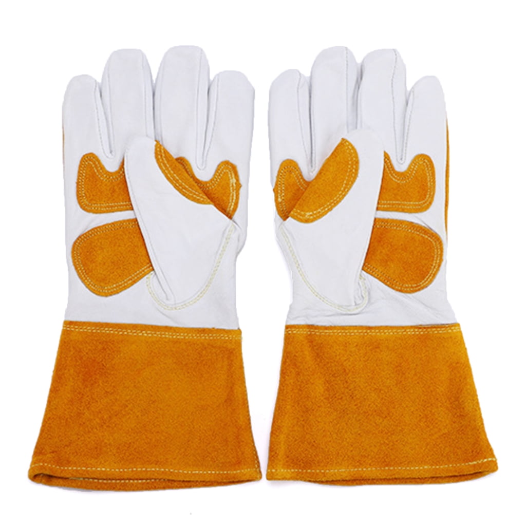 Gauntlet Gloves Thorn Proof Long Sleeve Work Welding Garden Gloves Breathable for Men Women - Image 3