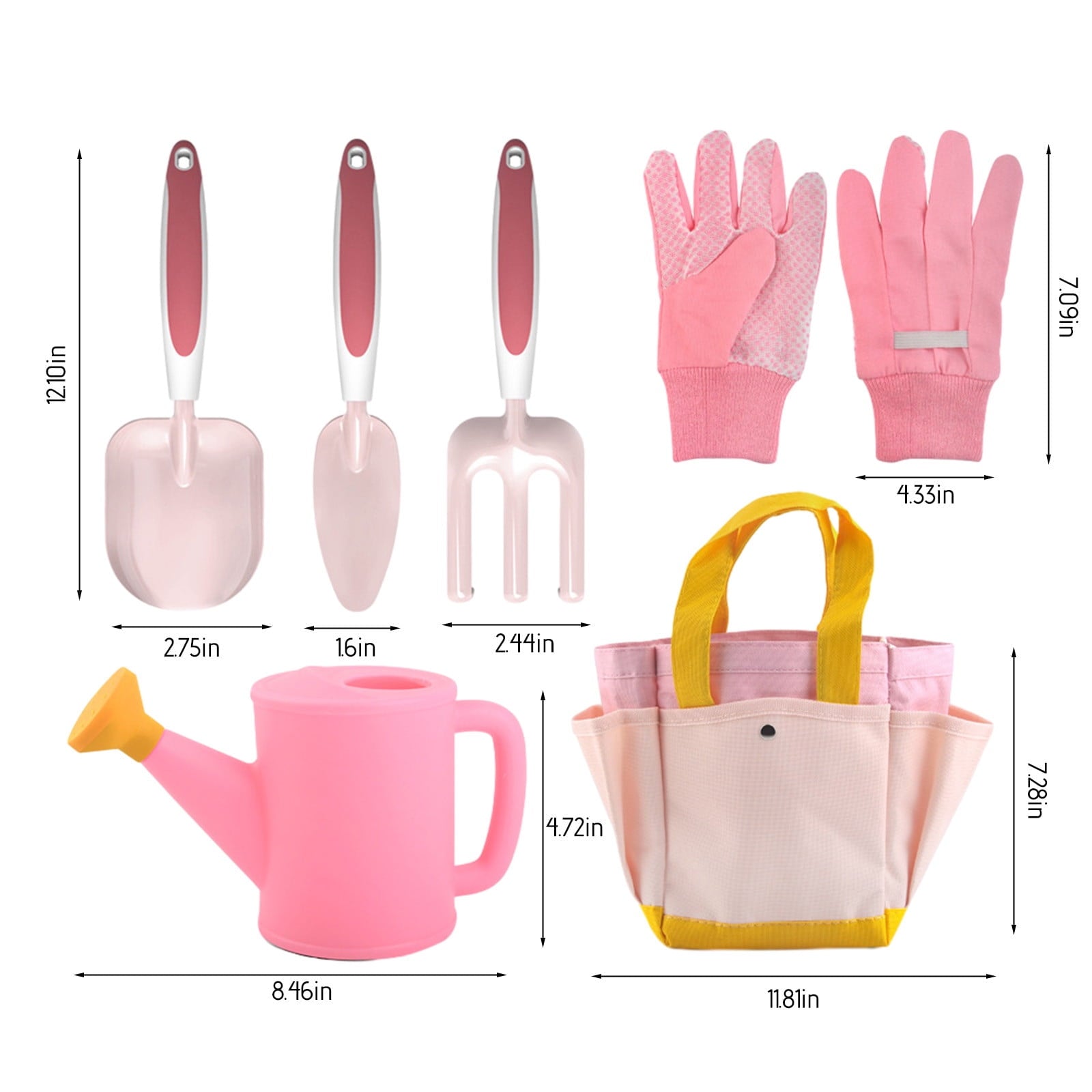 Garden Tool Set Multi-Piece Ergonomic Handle Planting Tool Set for Home Yard Outdoor School Gardening Activities Plan... - Image 3