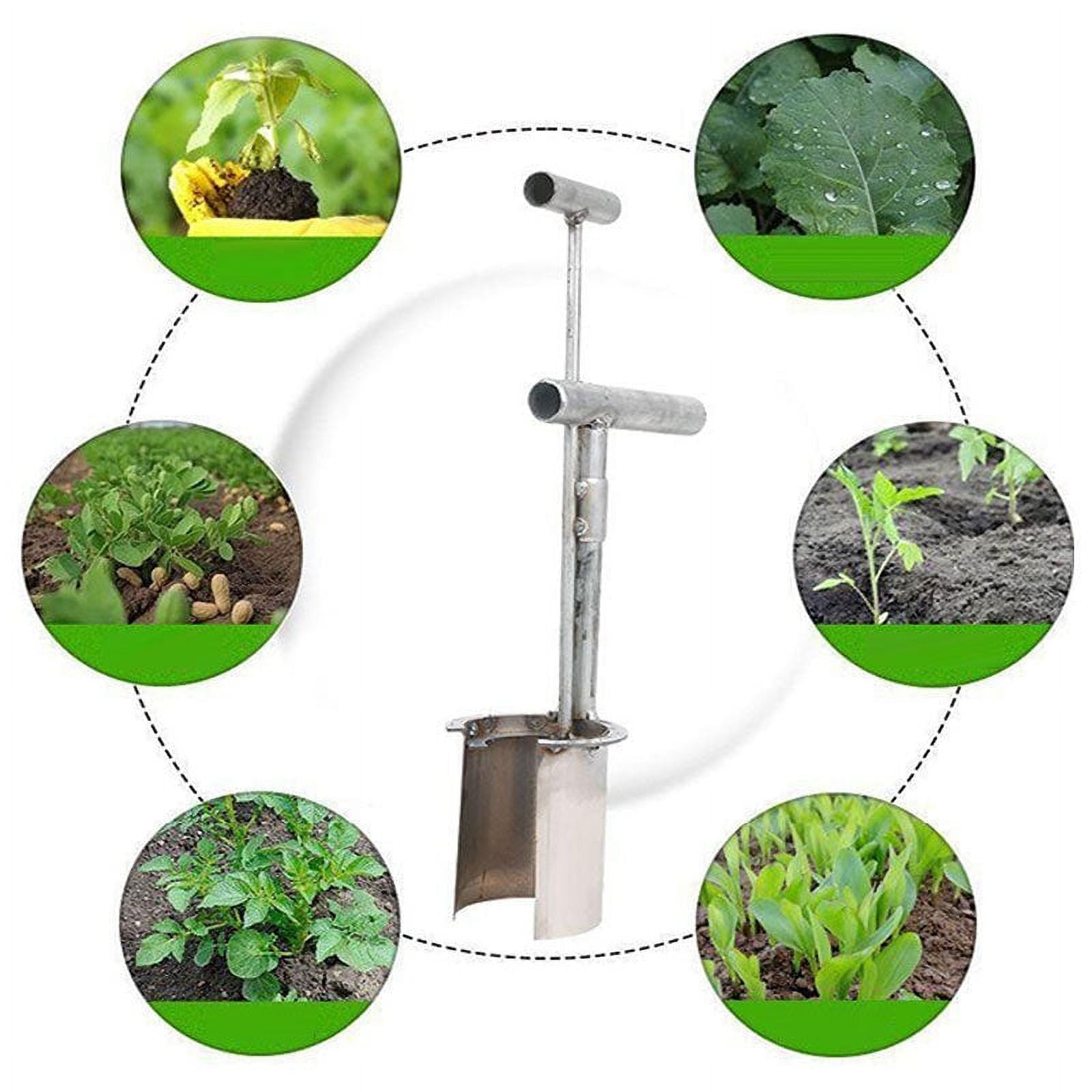 Garden Barrel Transplanter, 2025 New Plant and Fruit Tree Seedling Transplanter, Stainless Steel Fruit Tree Transplan... - Image 2