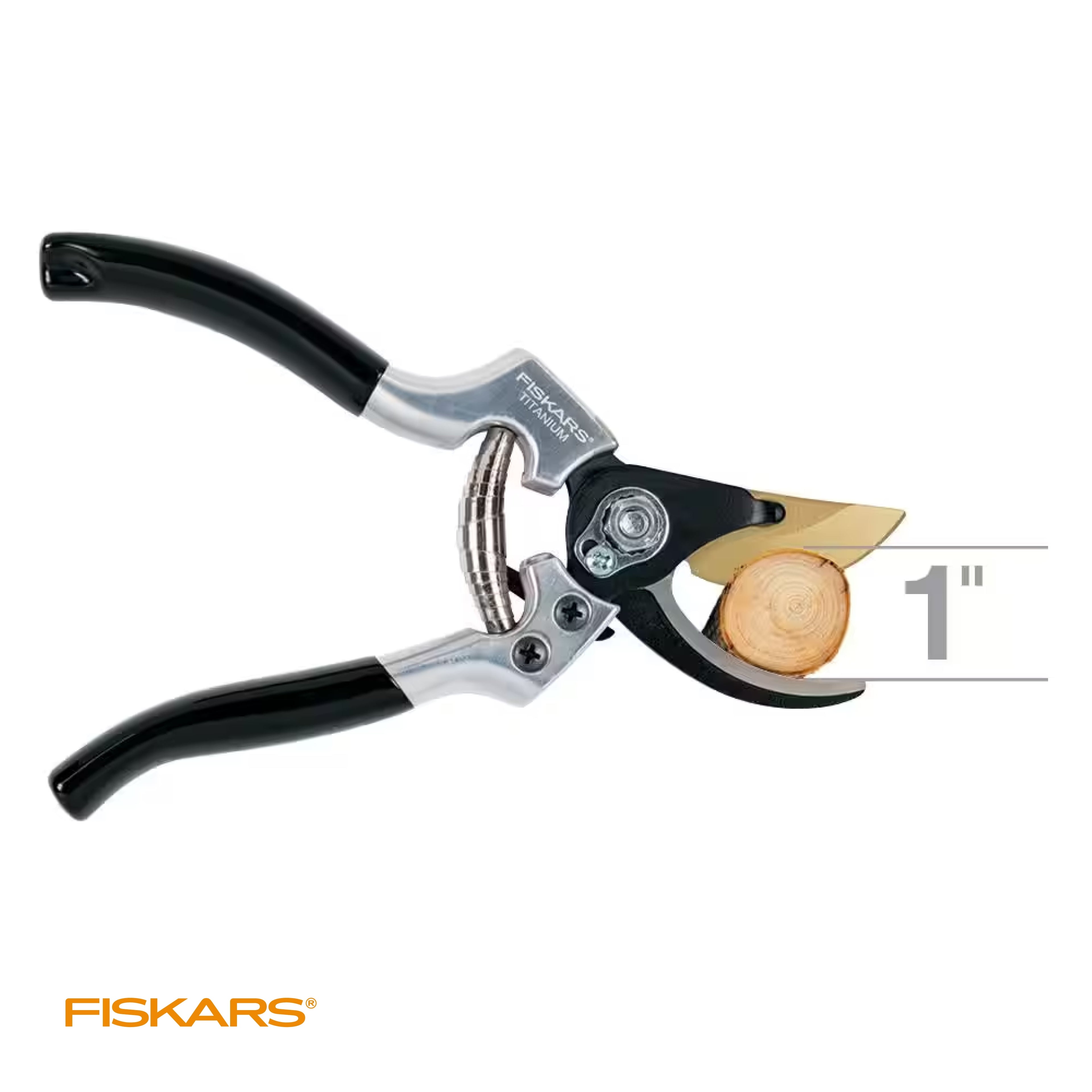 1 in. Titanium Coated Steel Blade Bypass Hand Pruner - Image 2