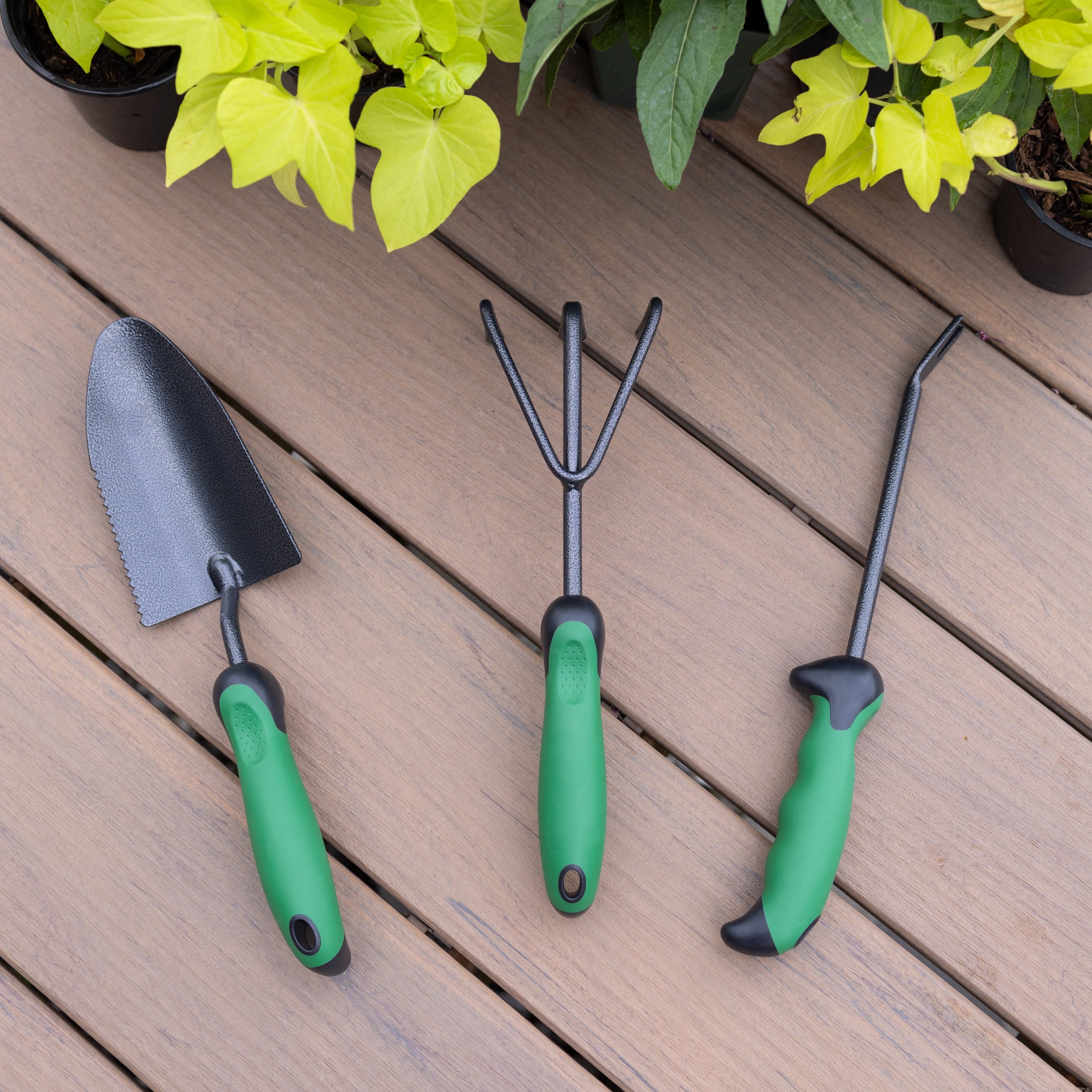 Expert Gardener 3-Piece Steel Hand Tools - Image 2