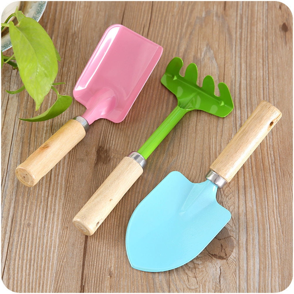 SWETRACE kids digging set Garden Tools Set Iron 3Pcs for Gardening Tools - Image 6