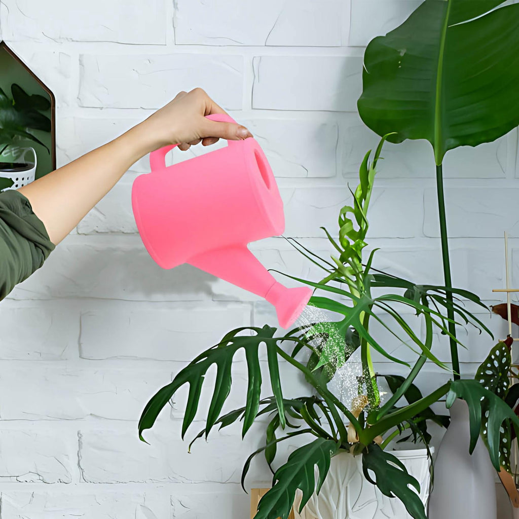 Plastic Watering Can, Fresh Green Small Watering Pot for Indoor Bonsais, Lightweight Refillable Sprinkler for Garden Flower, Easter Gifts, G - Image 5
