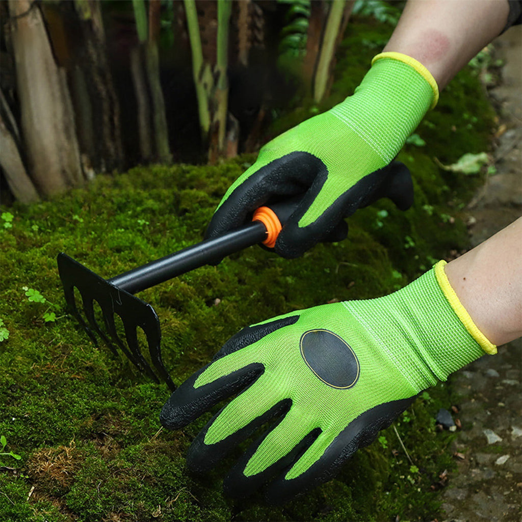 1 Pair Thorn Proof Gardening Gloves, Breathable Rubber Coated for Yard Garden, Outdoor Indoor Protective Work, Thorn-... - Image 4