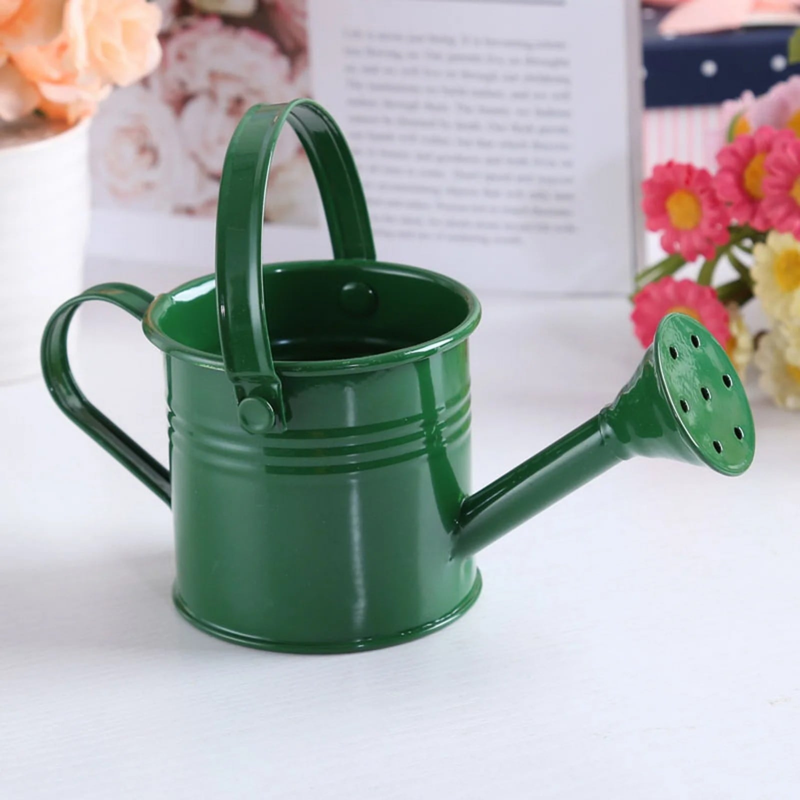 Metal Watering Can, Small Watering Can for Indoor Plants, Garden Watering Can, Vintage Sprinkling Can for Flowers, Sprinkling Watering Can, - Image 3