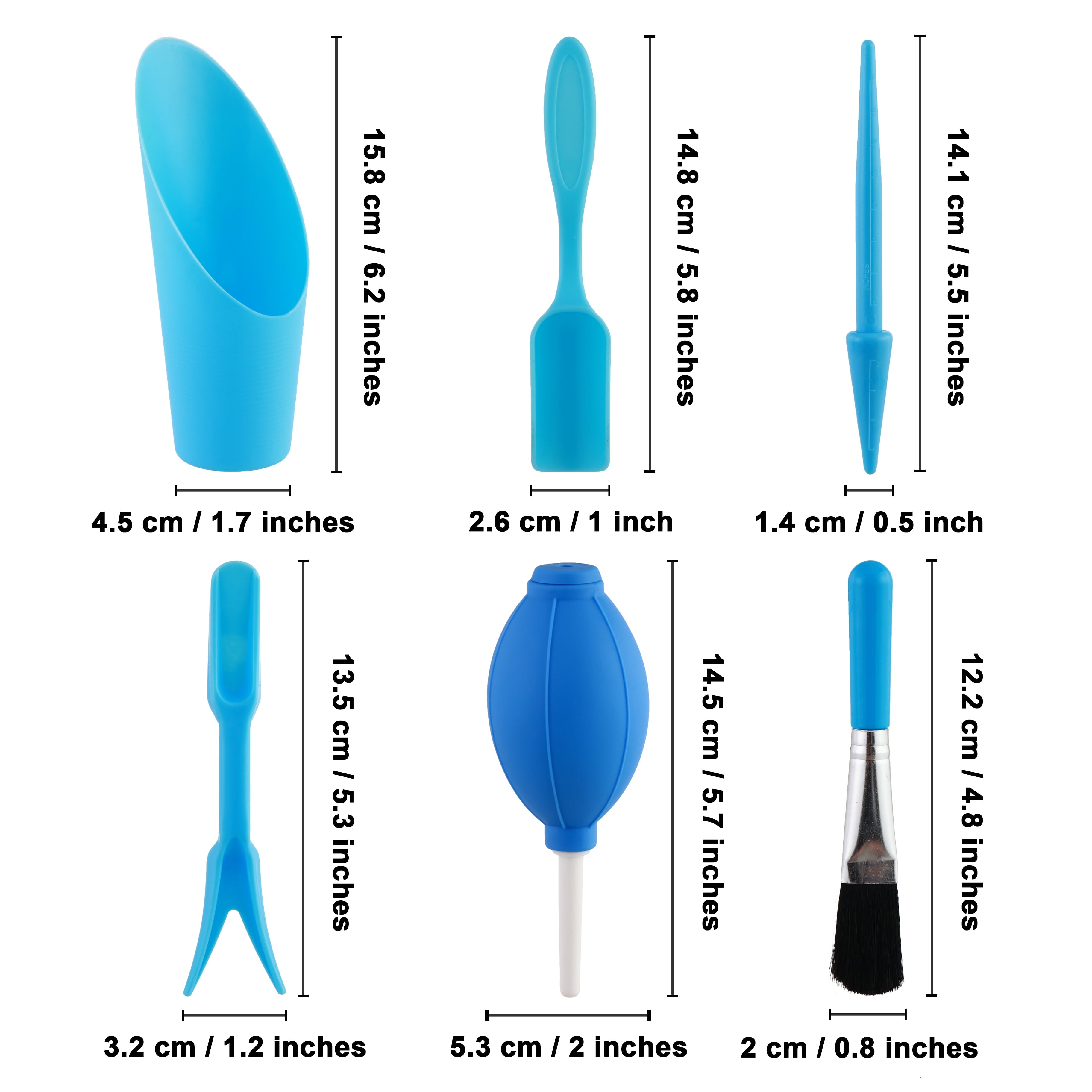 Succulent Plant Care 6-Piece Mini Garden Tool Set - Indoor & Outdoor Gardening Kit - Image 3
