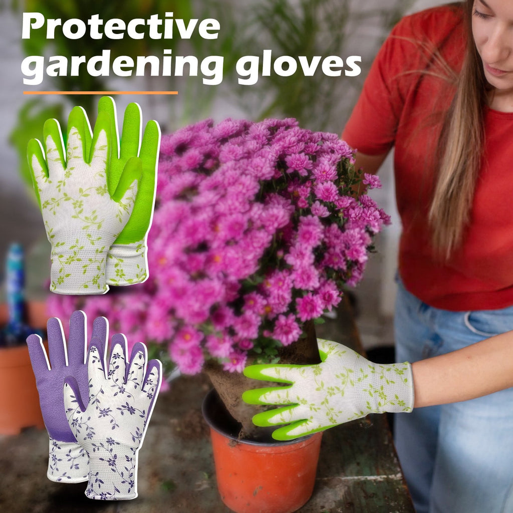 1 Work Gloves for Women & Men, Breathable Garden Gloves with Grip, Working Gloves, Medium Size Fits Most - Image 5
