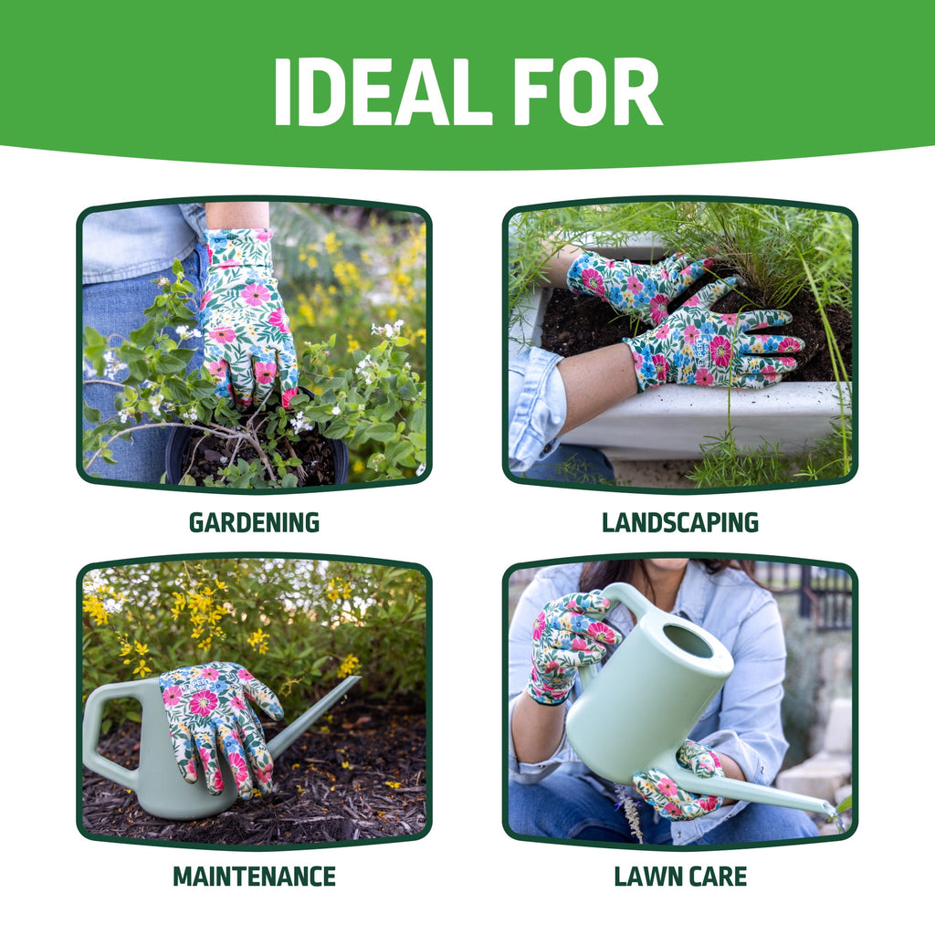 Smooth Nitrile Gardening Gloves, Size M - Image 4