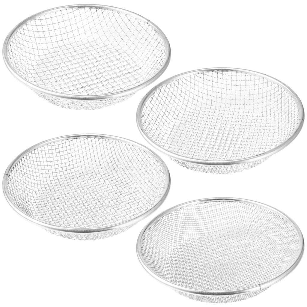 4 PCS Soil Sifter for Gardening, Metal Fine Dirt Sieve Sifter with 3 6 8 10mm Mesh Screens, 11.8 in Round Rock Sifter for 5 Gallon Bucket, P - Image 2