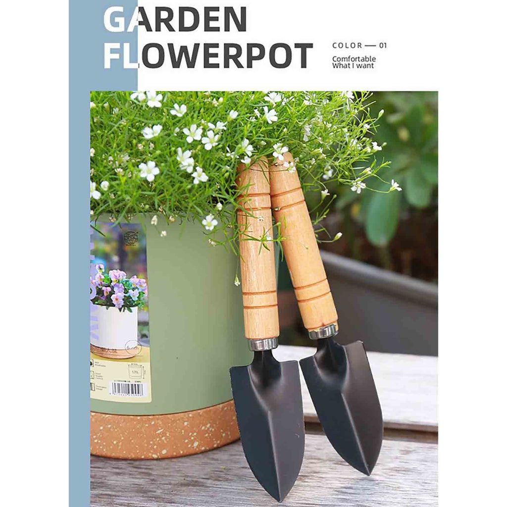 Stainless Steel Gardening Shovel, Flower Planting Shovel, Weeding Garden Spade Handle Small Shovel Tool, Garden Woode... - Image 5