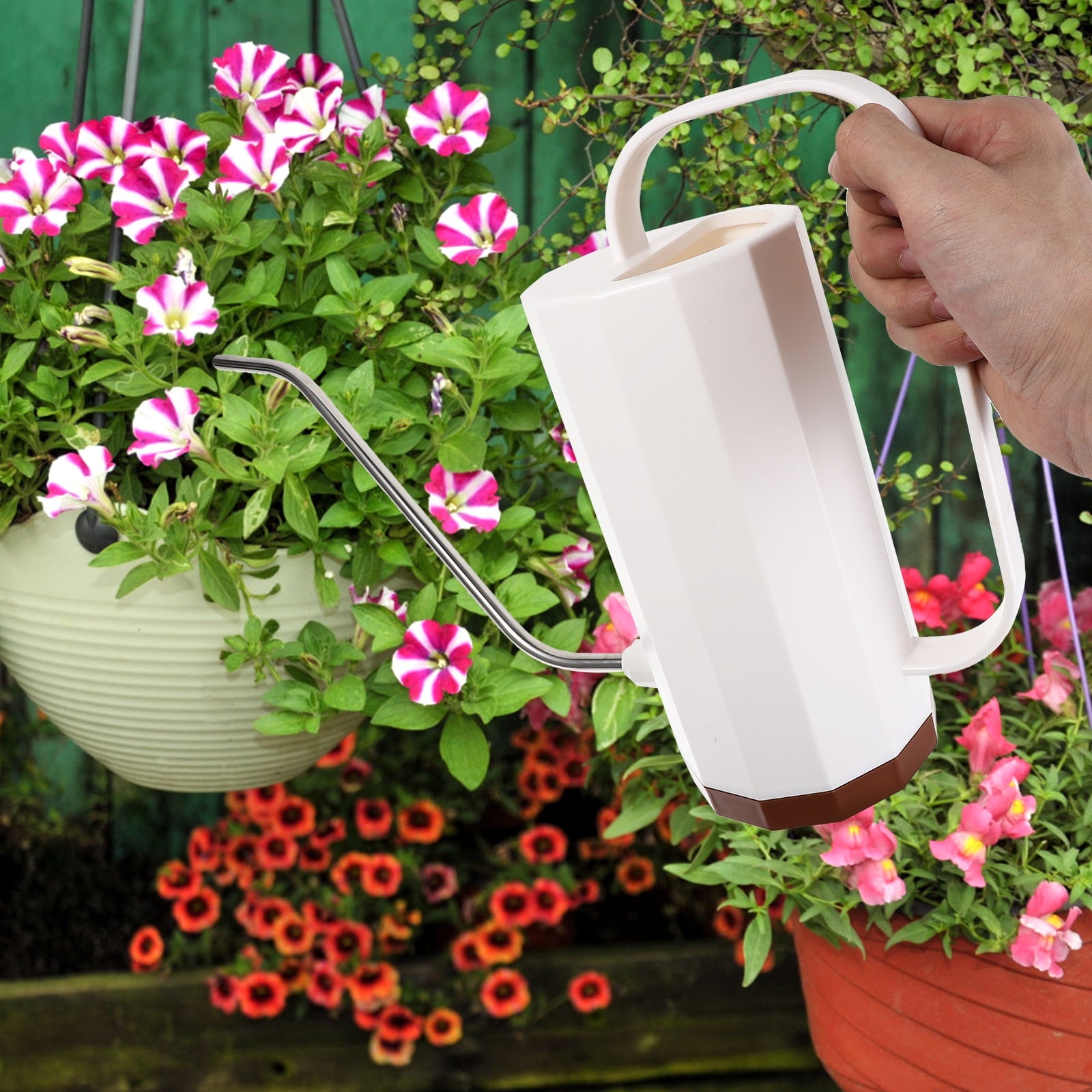 2 Gallon Metal Watering Can for House Plants and Bonsai - Image 5