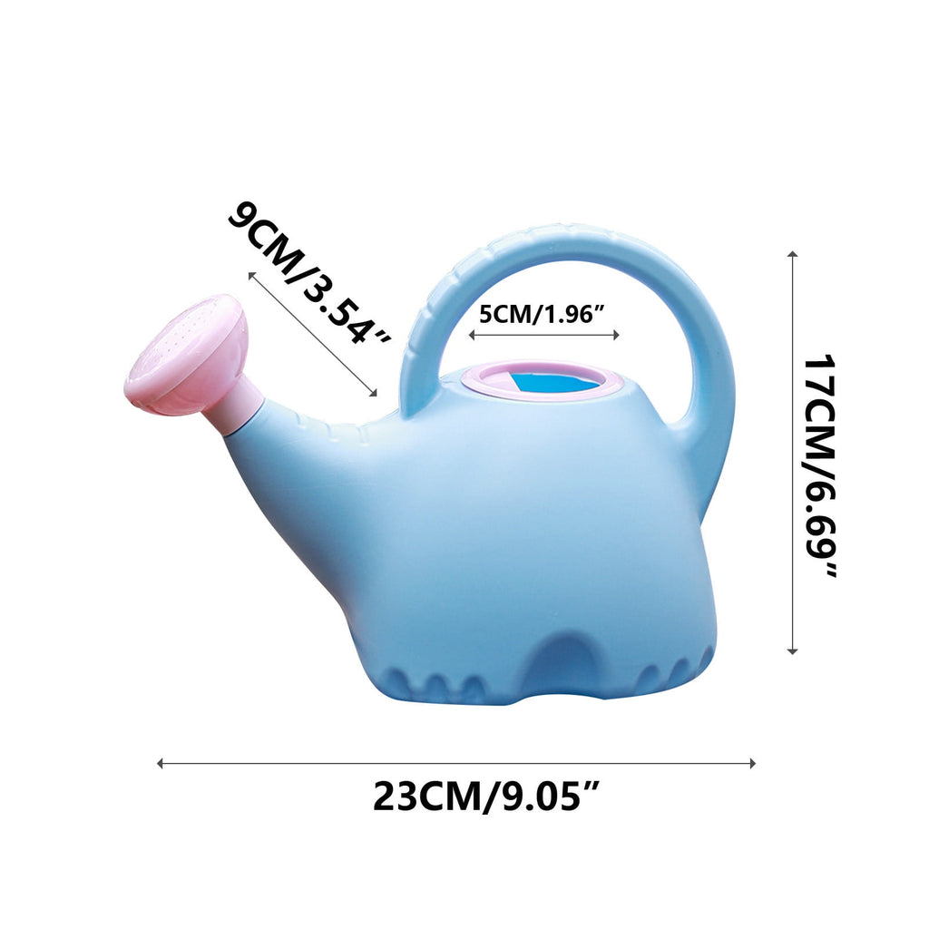 Elephant-Shaped Kids Watering Can – 1.5L Outdoor/Indoor Garden Sprayer with Adjustable Shower Head, Durable Plastic P... - Image 2
