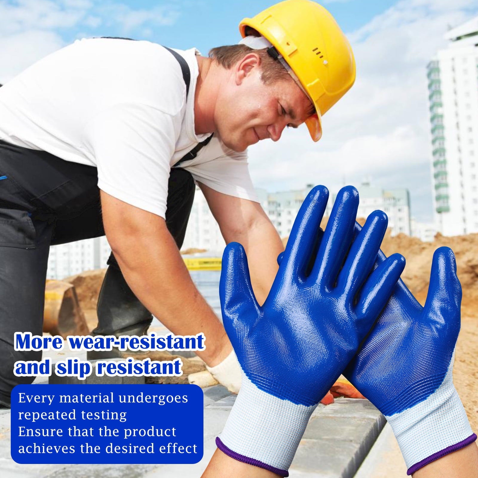 Waterproof Stab-proof Cut-proof Gardening Gloves, Outdoor Garden Work Gloves for Rose Pruning, Weeding, Soil Handling... - Image 4