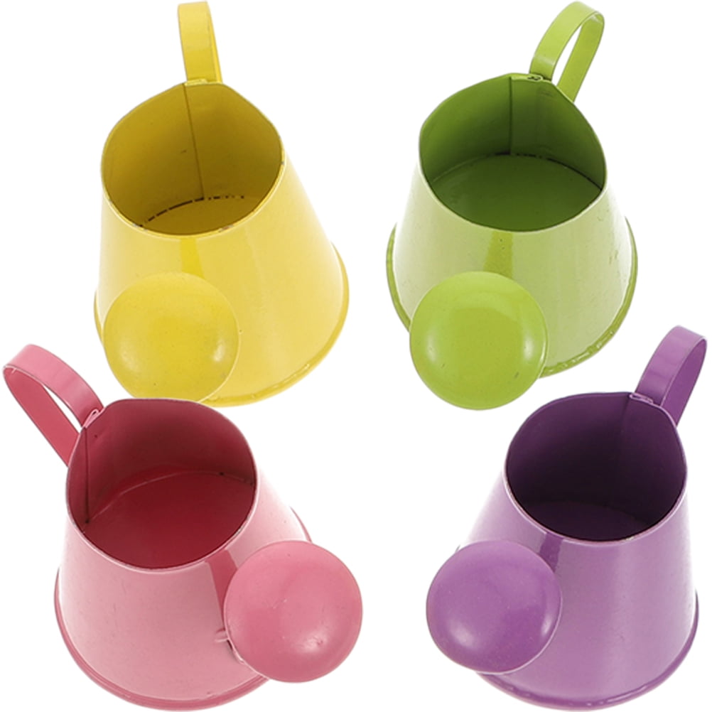 4 pcs Children Garden Watering Can Kids Metal Watering Can Mini Watering Kettle - Image 4