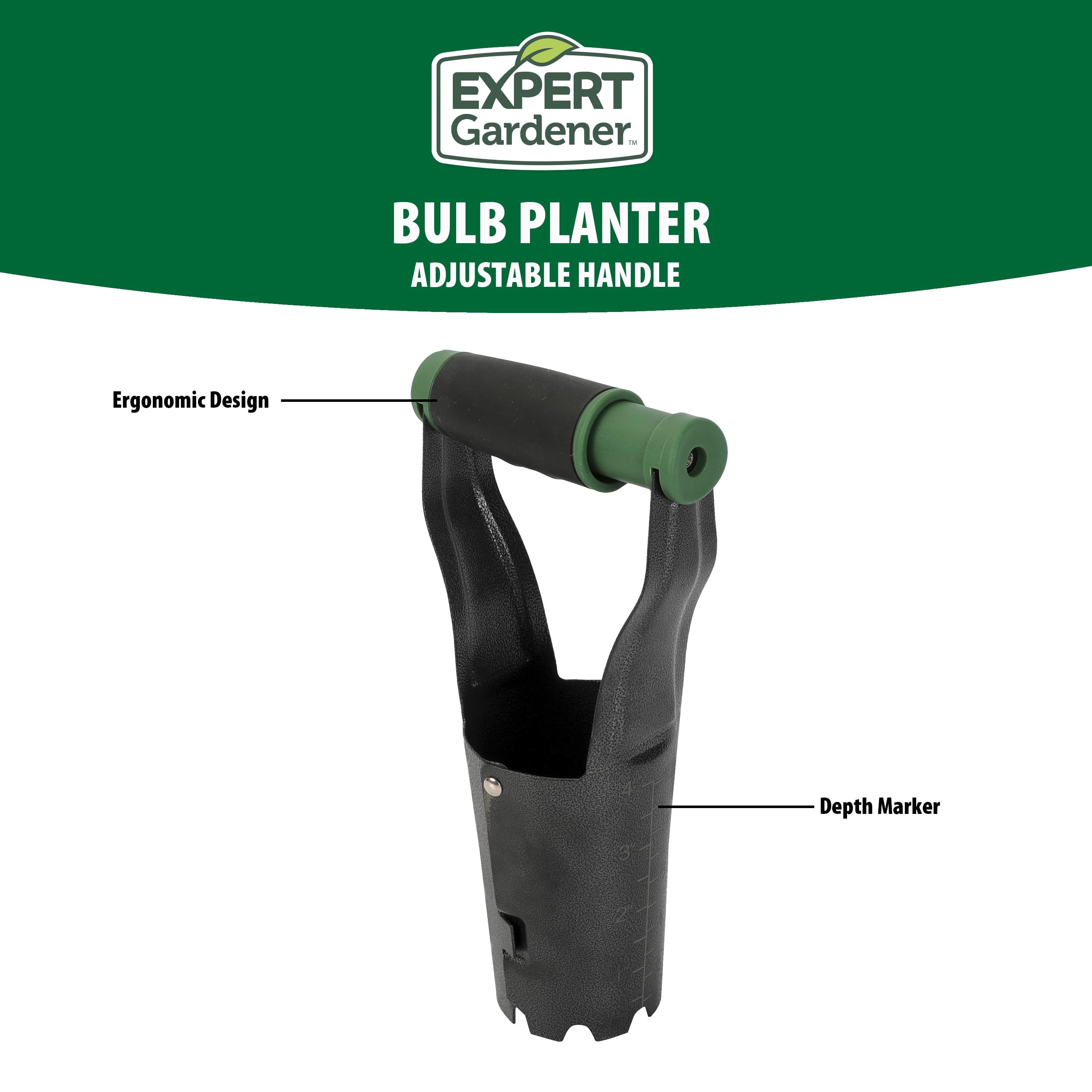 Bulb Planter Tool with Steel Head and Comfortable Grip Handle - Image 2