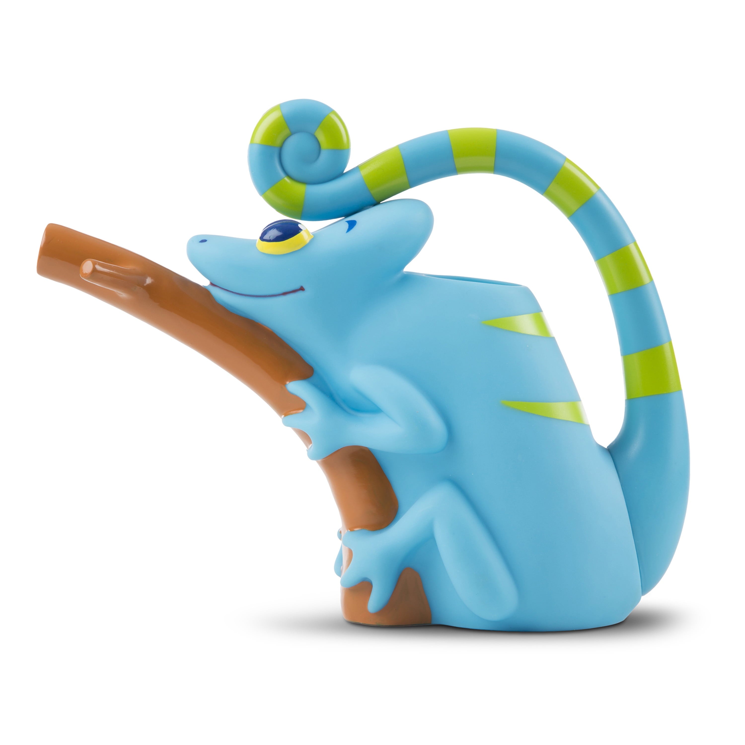 Melissa & Doug Sunny Patch Camo Chameleon Watering Can With Tail Handle and Branch-Shaped Spout - Image 4