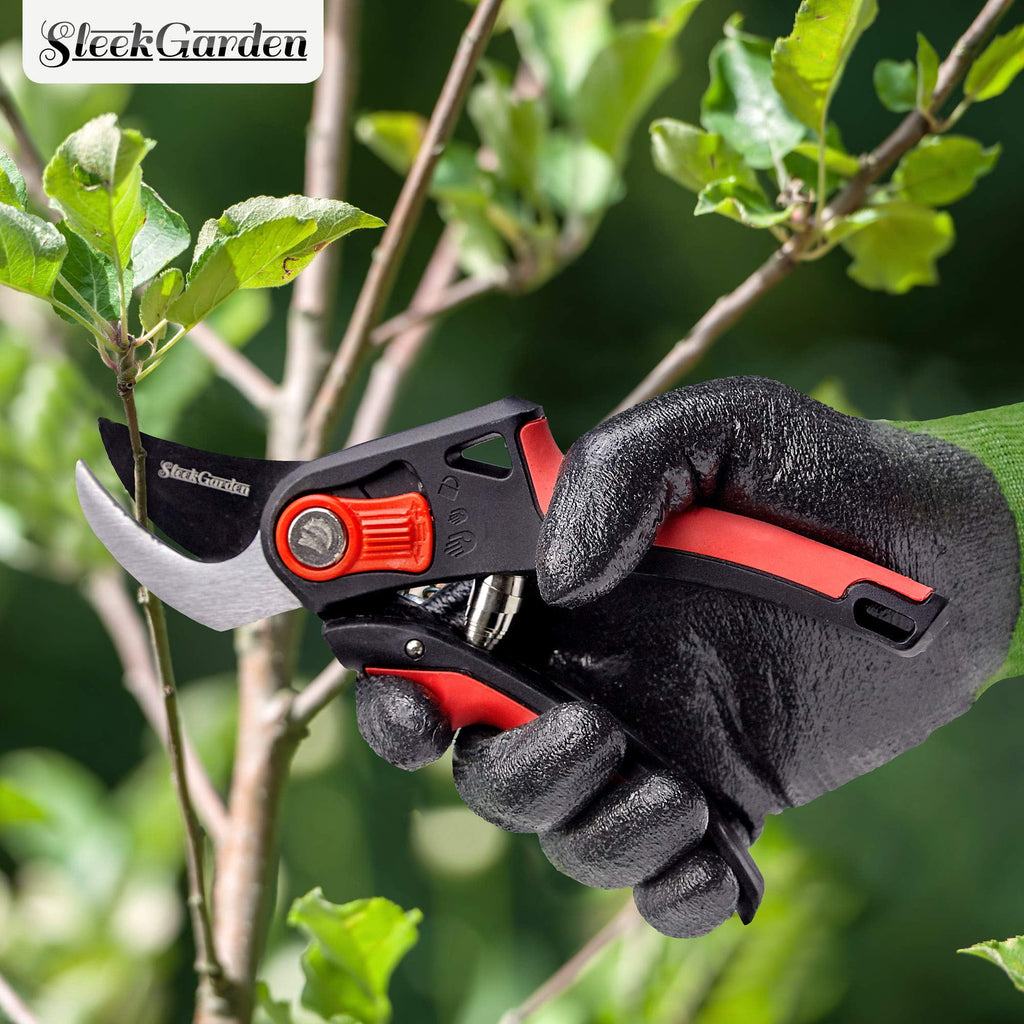Sleek Garden Series Bamboo Gardening Gloves for Women and Men with Nitrile Protective Coating, Small - Image 3