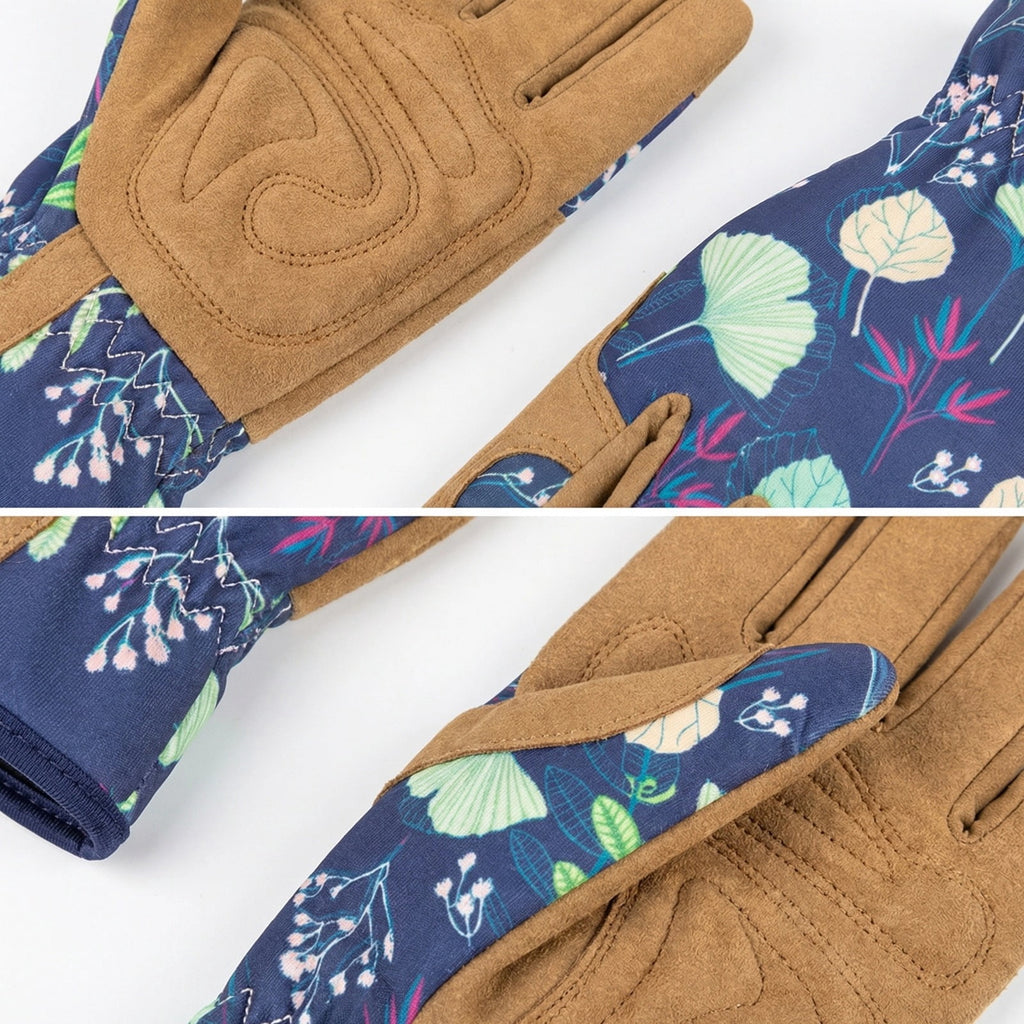 Womens Gardening Weeding Working Gloves, Leather Garden Glove for Women Thorn Proof No Stab for Digging, Planting, Pruning - Image 4