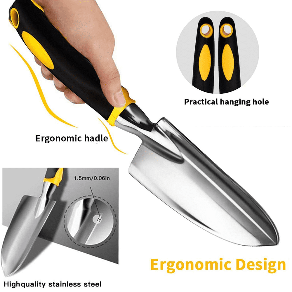 Garden Tools Set 5 Piece Floral Heavy Duty Gardening Tools with Pruning Shears / Hand Trowel / Transplanter / Hand Ra... - Image 4