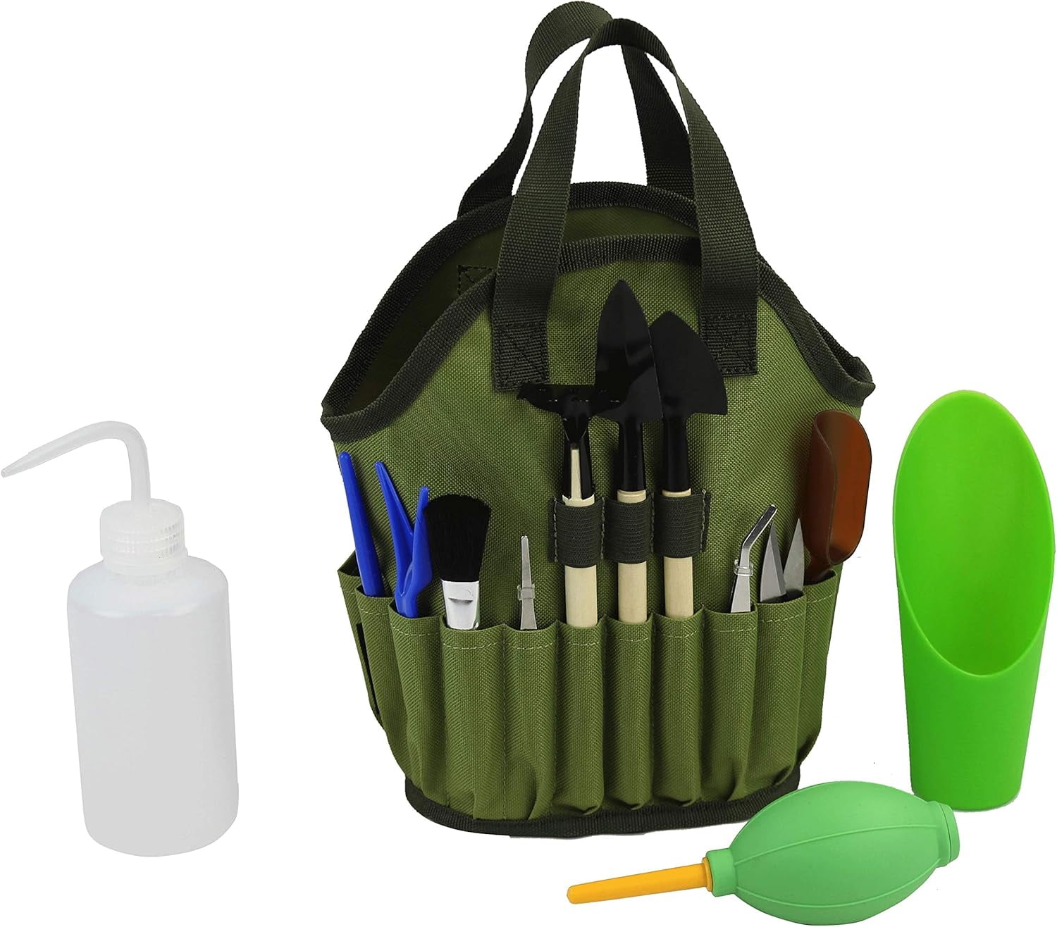 Indoor Plant Gardening Tool Set | Terrarium Supplies Mini Succulent Garden Tool Kit | Heavy Duty Succulent Bonsai Planter Set Indoor Gardeni - Image 3