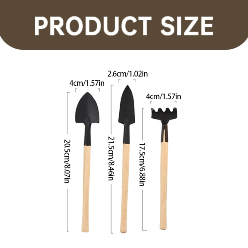 YDYB 6Pcs Gardening Tool Set, Durable Gardening Supplies Kit, Ideal as Garden Gifts for Women, Gardening Accessories, Black - Image 3
