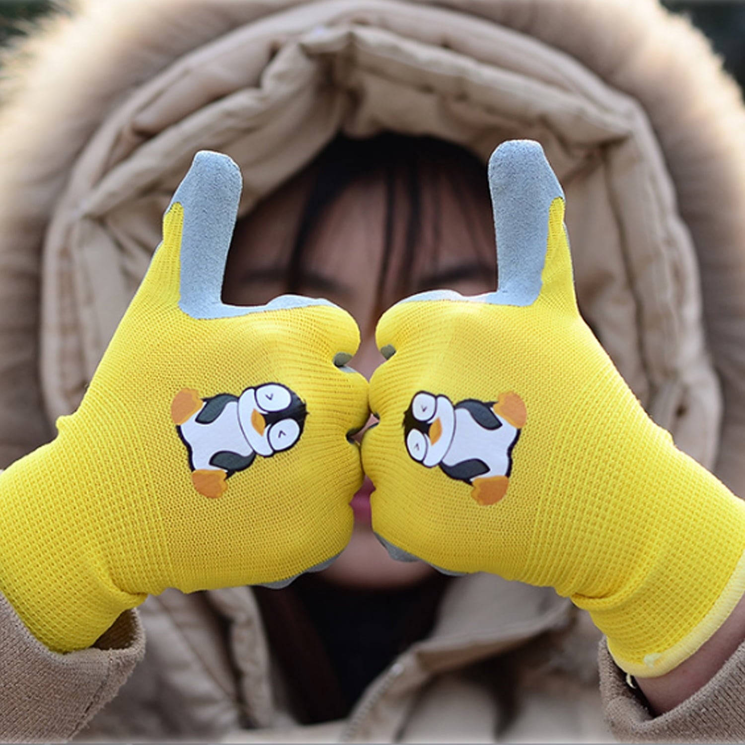 3 Pairs Kids Gardening Gloves for Boys Girls Outdoor Yard Work,Planting((5-11 years) - Image 2