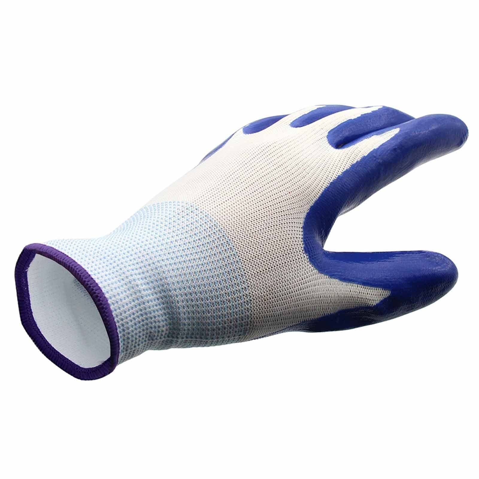 Clearance! Outdoor Gardening Gloves 5Pc Bobasndm 5 Pairs Garden Gloves for Women/Men Nitrile Coated Work Gloves for G... - Image 3