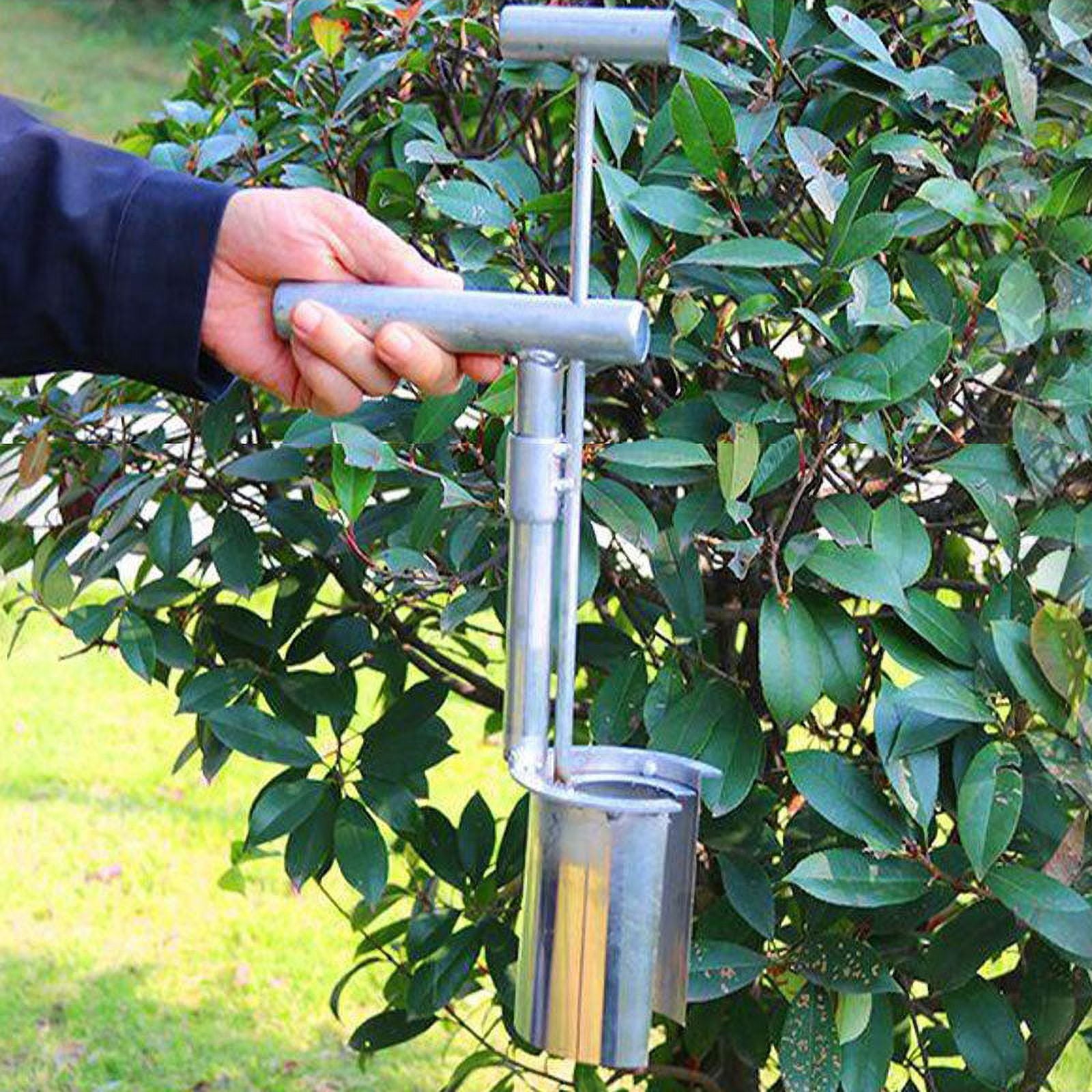 Garden Barrel Transplanter, 2025 New Plant and Fruit Tree Seedling Transplanter, Stainless Steel Fruit Tree Transplan... - Image 4