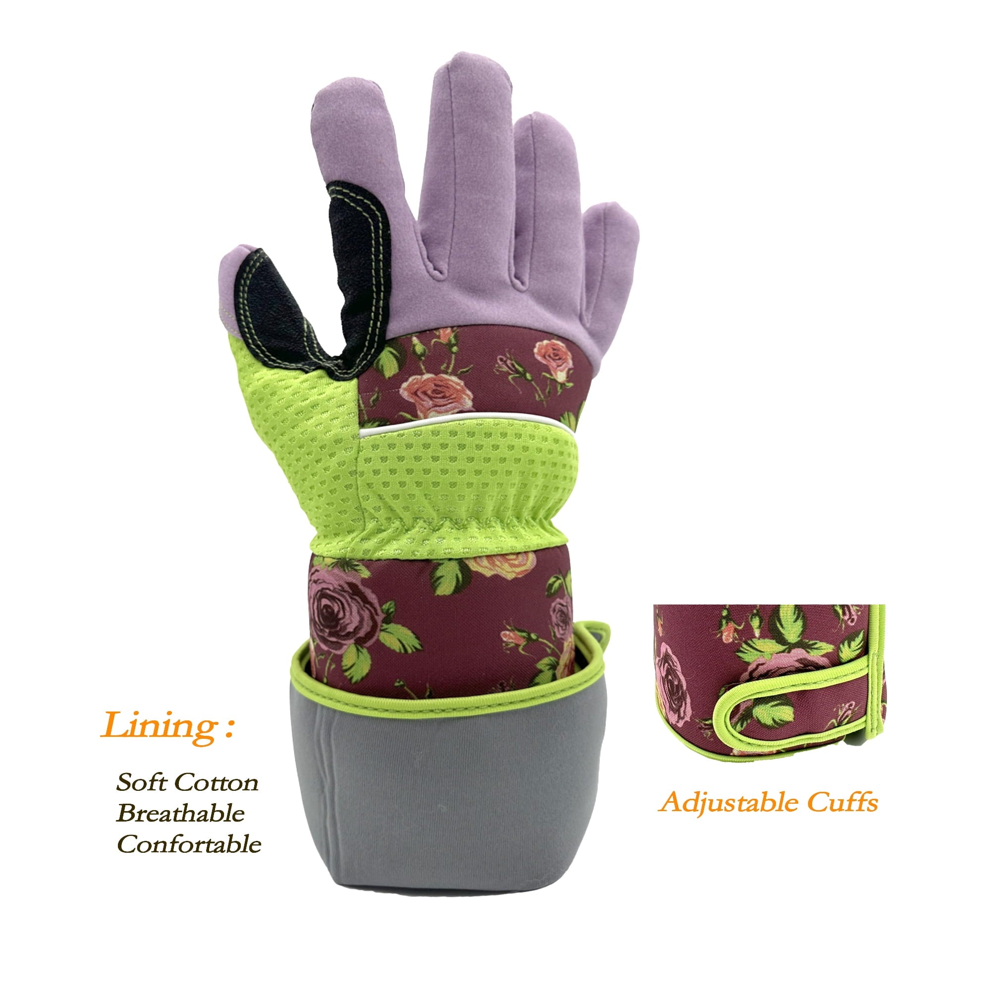 Gardening Gloves for Women, Thorn Proof, Long Sleeve, Protect Hands and Arms, Average Size - Image 4