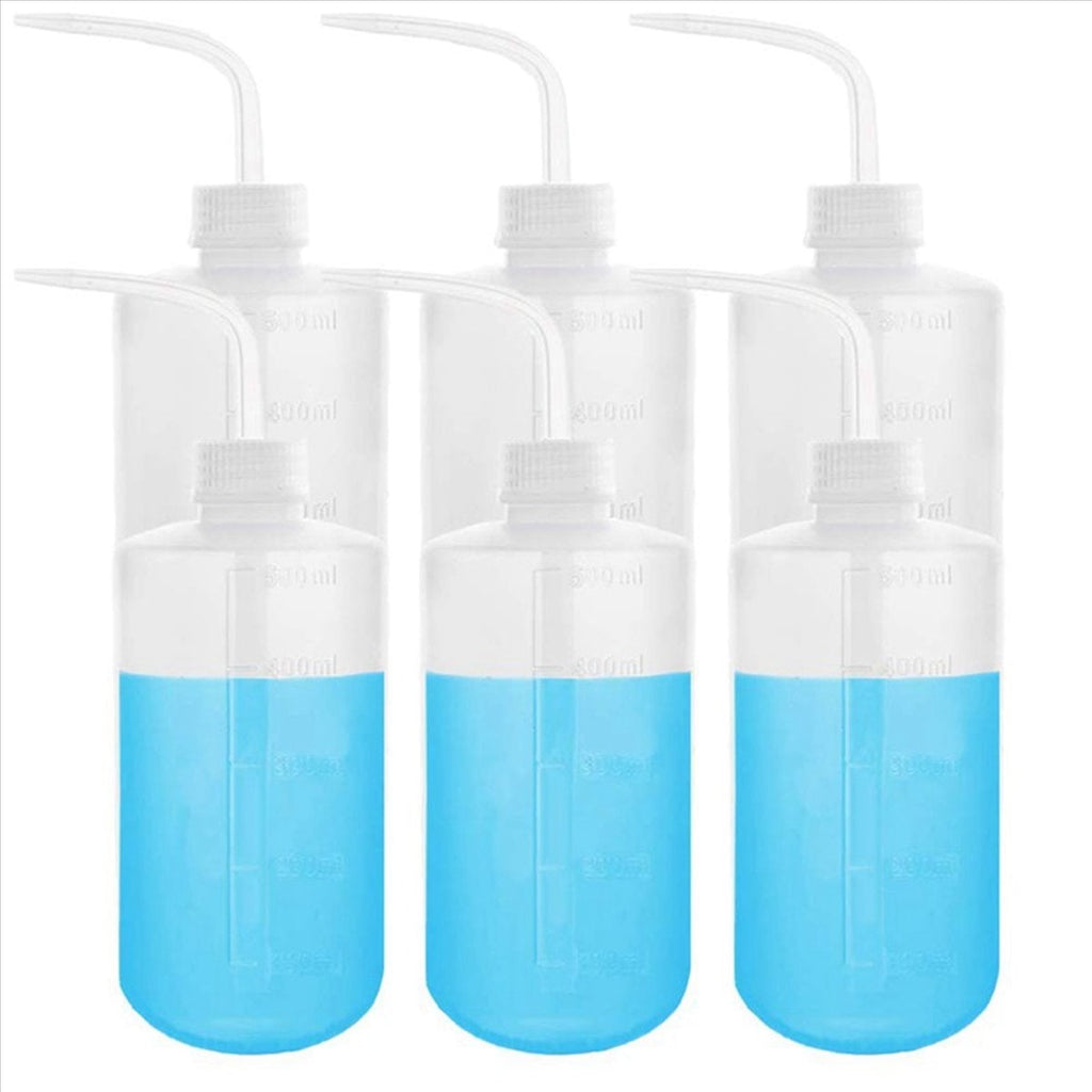 6Pcs Irrigation Bottle 500Ml 17Oz Indoor Plant Watering Can Water Squirt Bottle Plastic Rinse Bottle for Wash Tattoo - Image 5