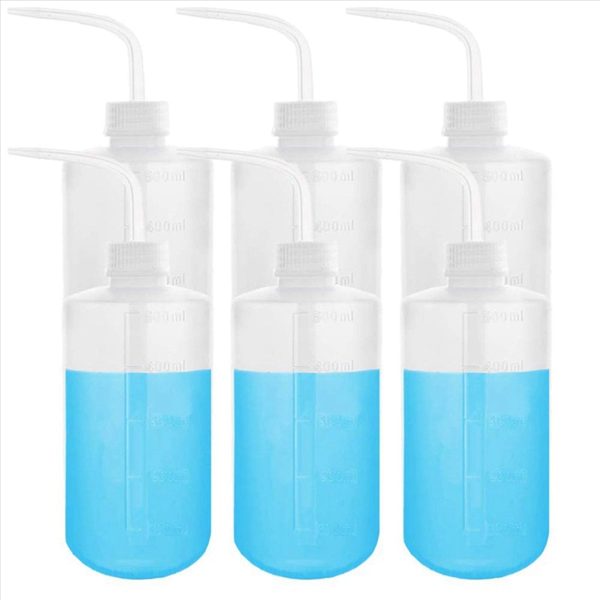 6Pcs Irrigation Bottle 500Ml 17Oz Indoor Plant Watering Can Water Squirt Bottle Plastic Rinse Bottle for Wash Tattoo - Image 5