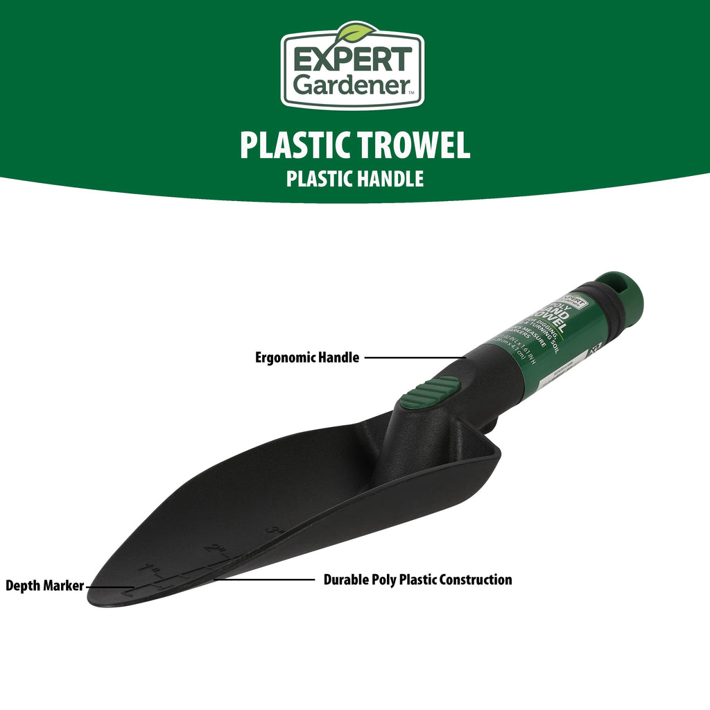 Expert Gardener Trowel, Poly Plastic Landscape and Gardening Trowel - Image 2