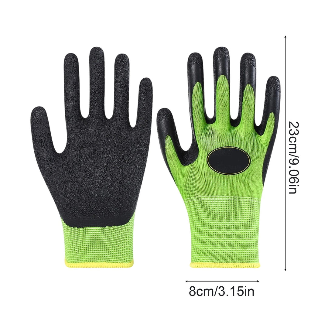 1 Pair Thorn Proof Gardening Gloves, Breathable Rubber Coated for Yard Garden, Outdoor Indoor Protective Work, Thorn-... - Image 3
