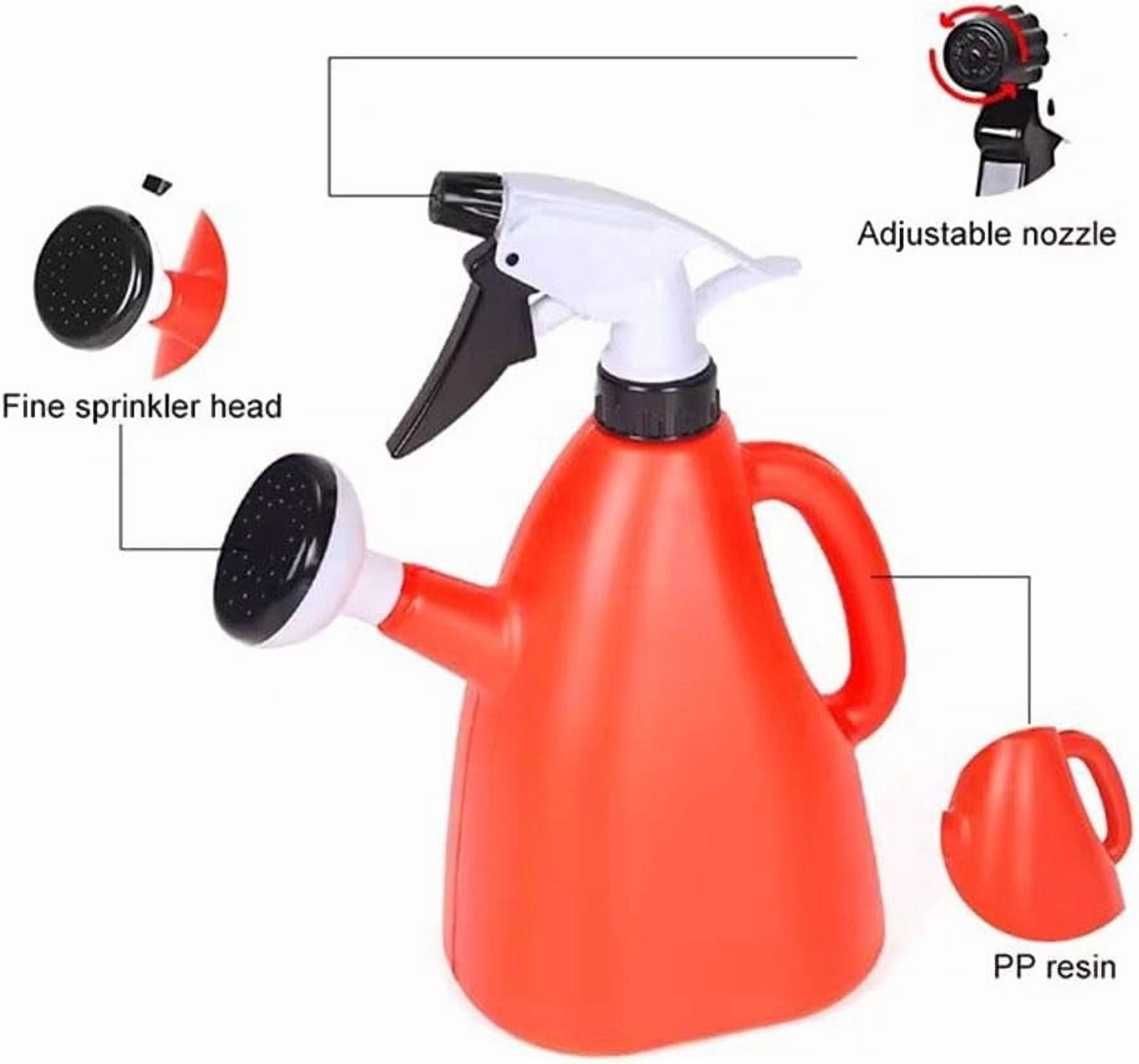 2 in 1 Watering Can with Spray, Plastic Plant Watering Can with Sprayer, Multifunctional Garden Sprayer Leakproof Wat... - Image 2