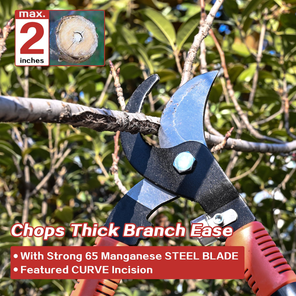 3PCS Loppers Shears  Pruners Set, Heavy Duty Tree & Shrub Care Kit for Yard, Lawn & Garden, Professional Branch Cutter Tree Trimmer for Indo - Image 4