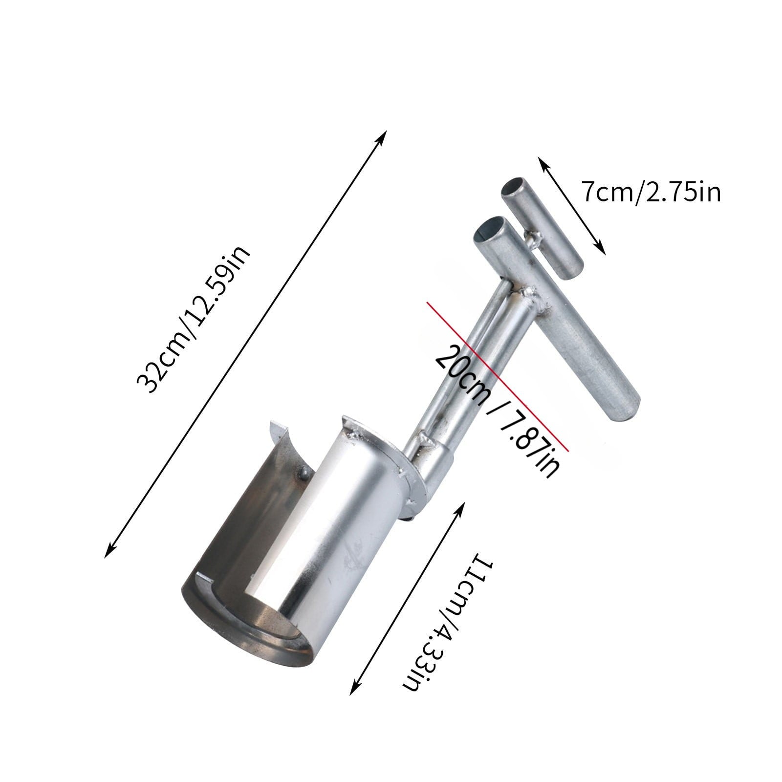Side Port Seedling Transplanter, Fully Automatic Galvanized Steel Planting Tool for Corn, Fruit Trees & Garden Vegeta... - Image 3