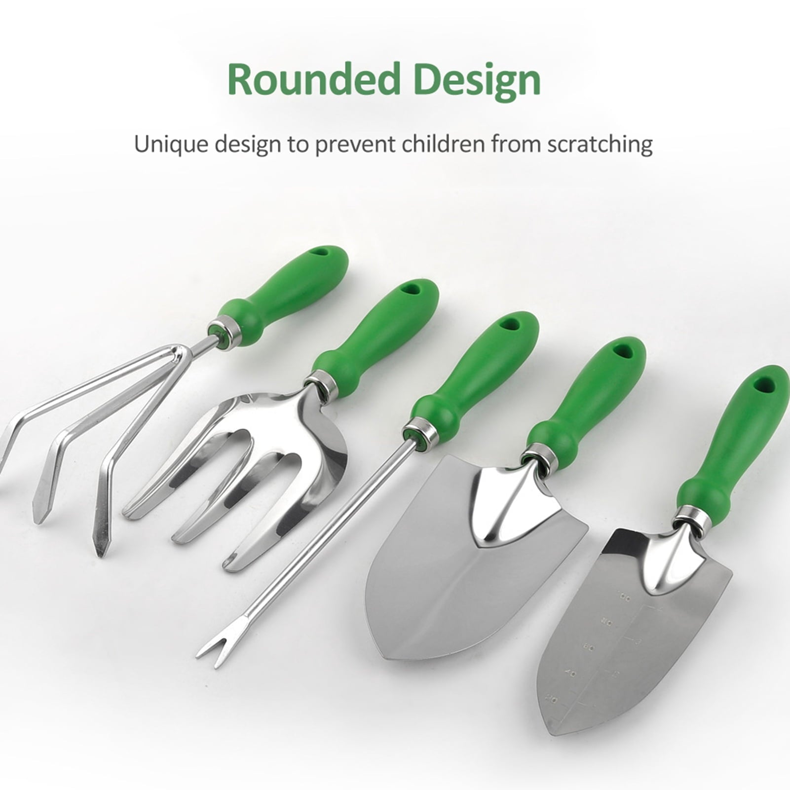 Garden Tool Set, 11 Piece Heavy Duty Gardening Hand Tools with Fashion and Durable Garden Tools Organizer Handbag,Rus... - Image 5