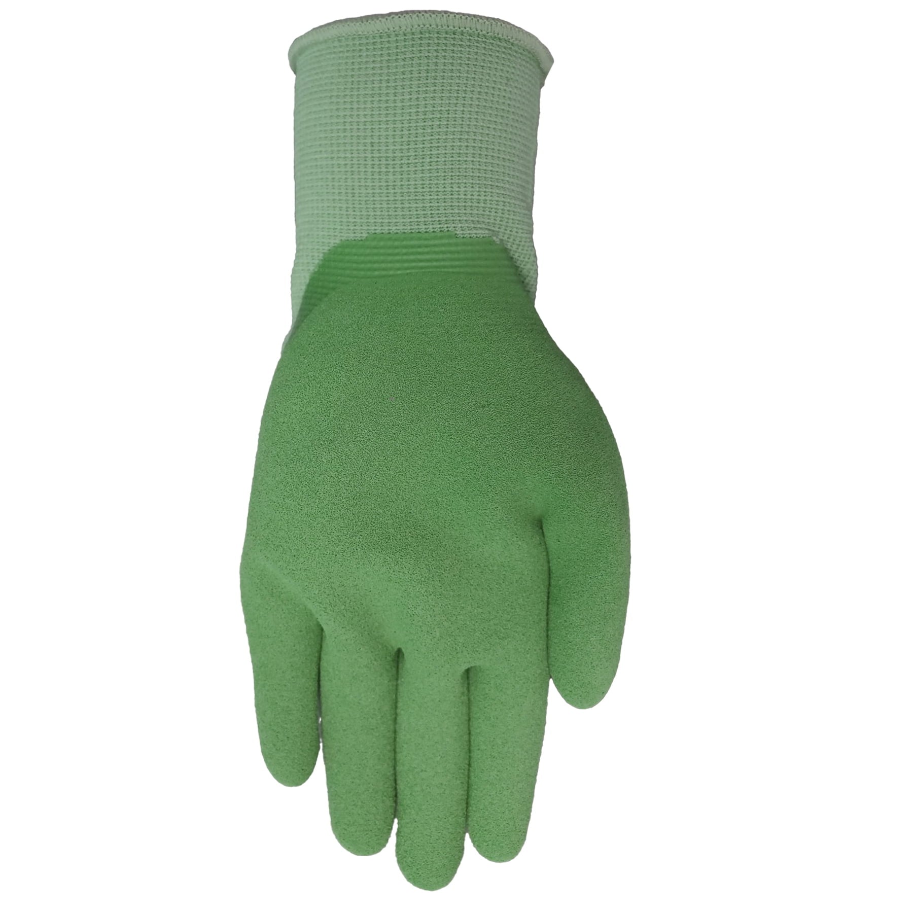 Ladies Double Dipped Latex Glove, Small, Green - Image 3