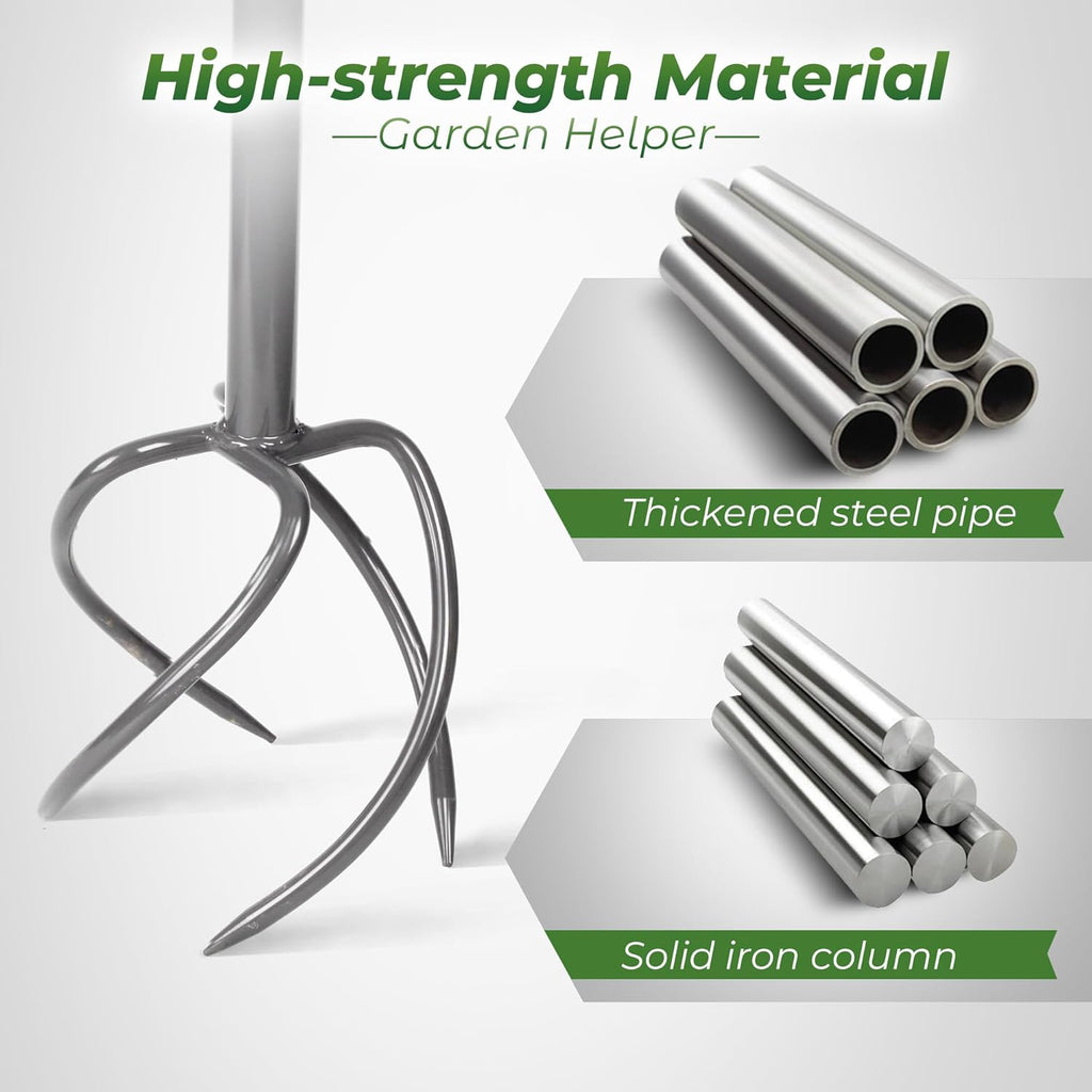 Twist Tiller for Garden, Claw Cultivator Tool - Image 6