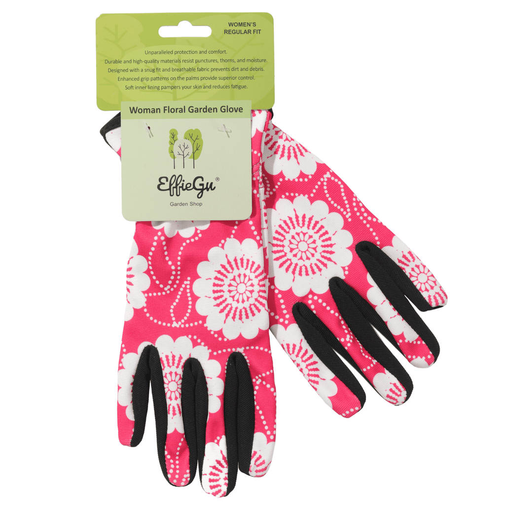Effiegu Women's Floral Gardening Gloves - Durable Thorns, Debris & Dirt Protection - Image 3