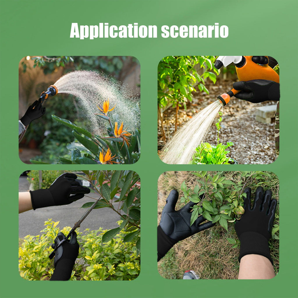 Gardening Weeding Working Gloves, Rubber Garden Glove for Women Horticultural Gloves Size M TPE Labor Protection Gloves Planting Flower Gard - Image 6