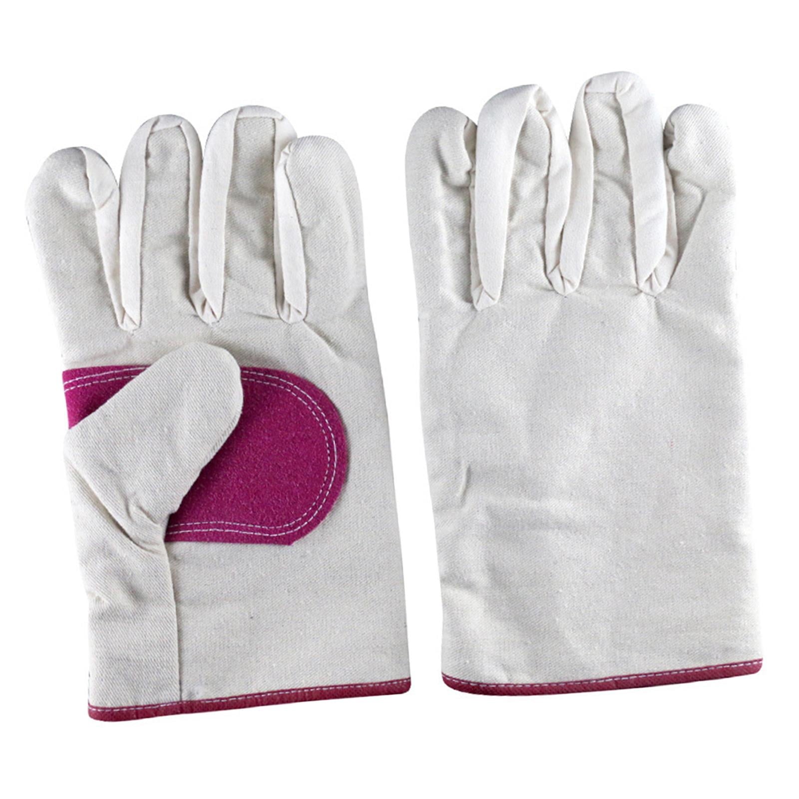 Work Gloves for Durian Picking Hand Protection Canvas Heat Resistant Garden Gloves for Framer Adults Planting Firepla... - Image 5