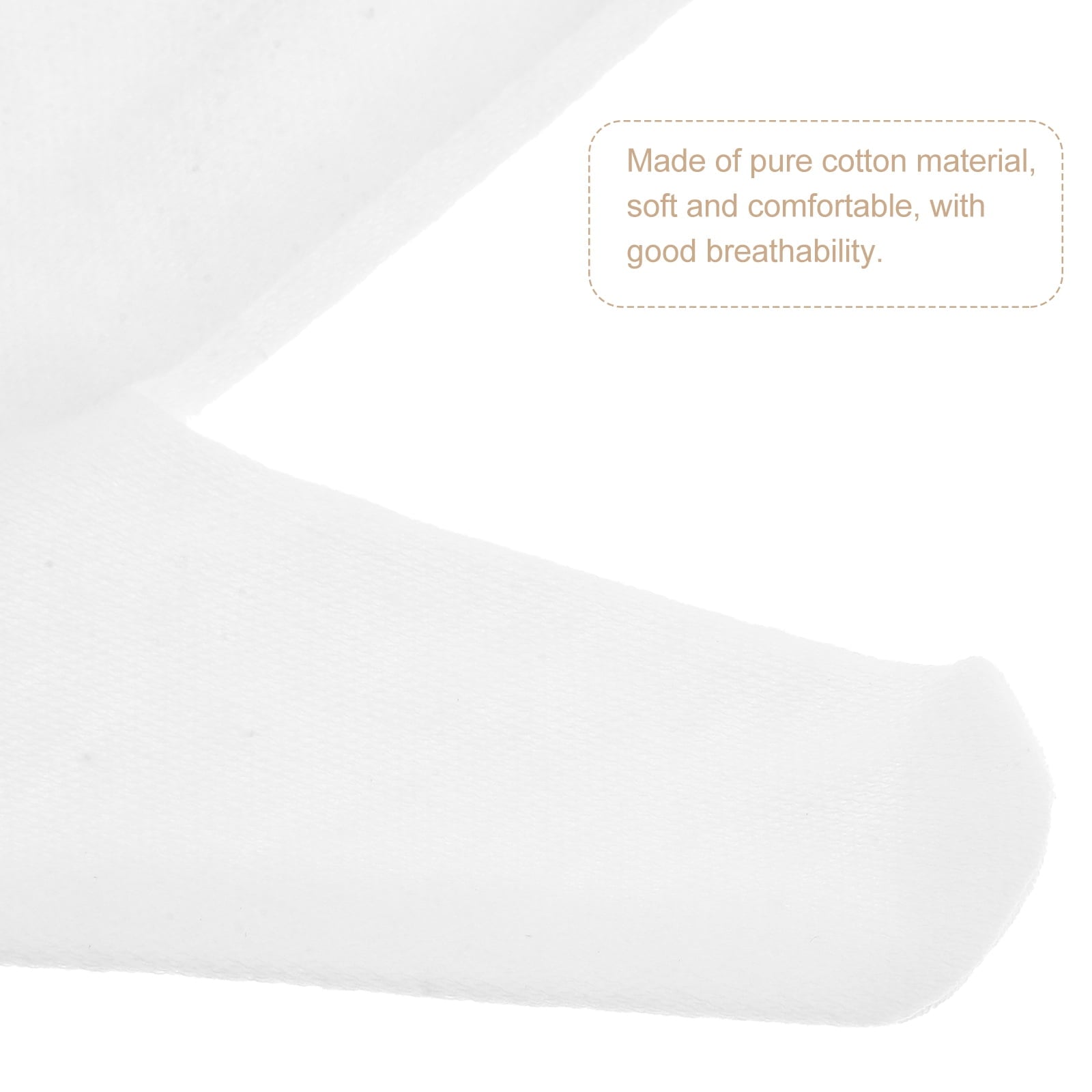 2-Pack Cotton Work Gloves for Men and Women, Protective Garden Gloves for Outdoor and Industrial Use - Image 4