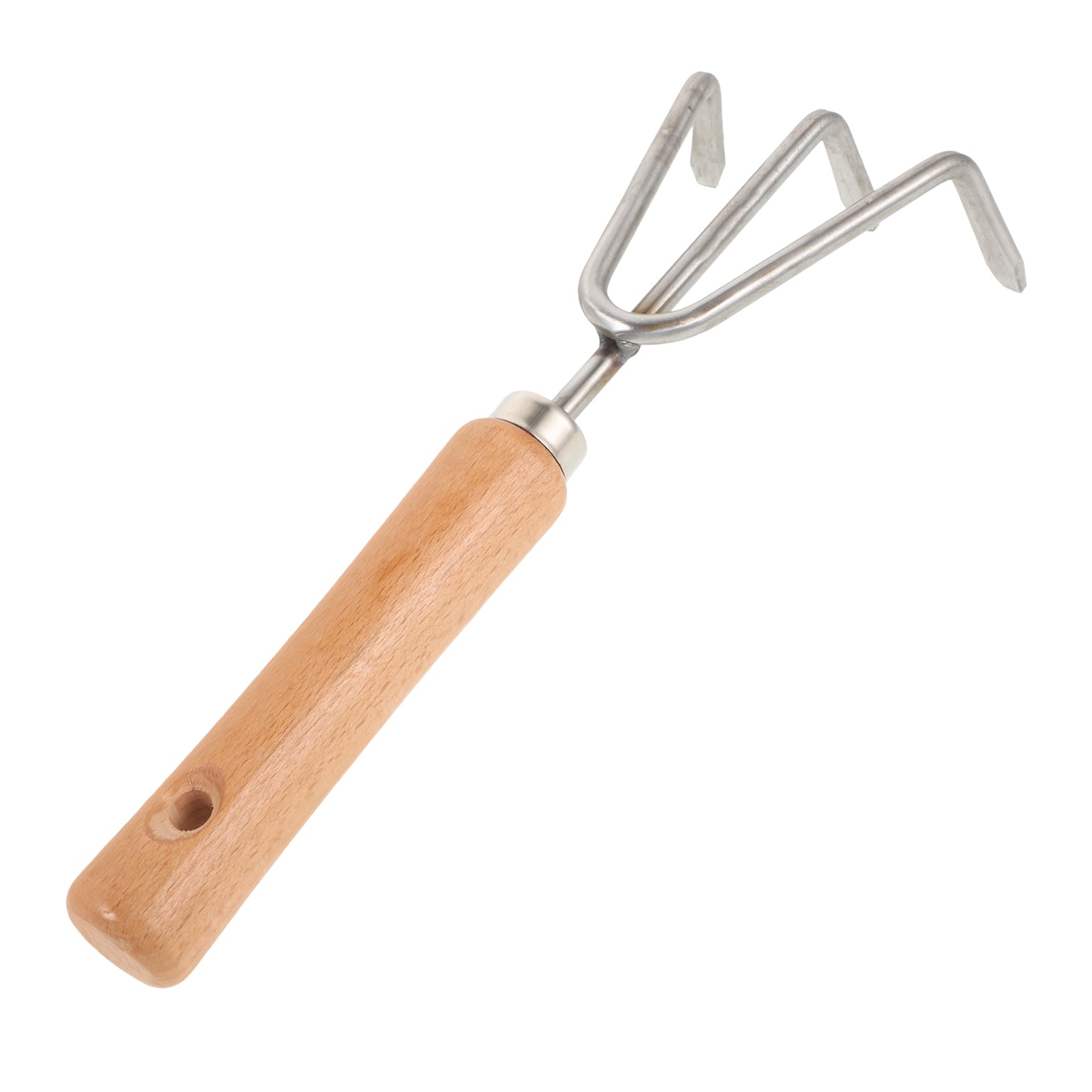 HOMEMAXS Functional Gardening Use Rake Tool Garden Steel Rake Hand Garden Rake for Planting - Image 5