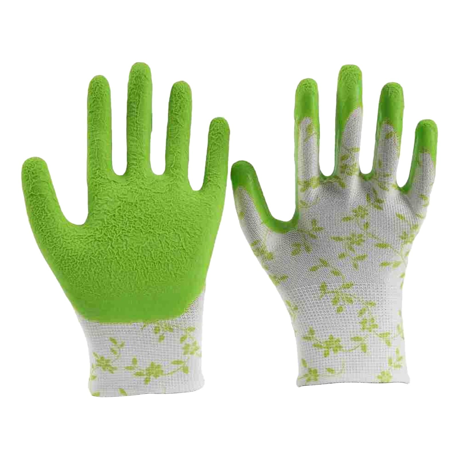 Rubber Gardening Gloves, Horticultural Labor Protection Gloves for Planting Flowers Gardens Outdoor, Durable TPE Inje... - Image 2