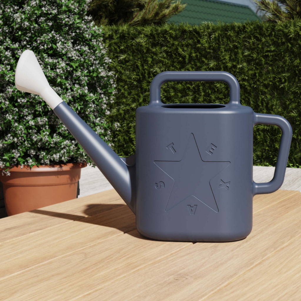Expert Gardener Texas 2 gal. Resin Watering Can, Blue Cove - Image 2