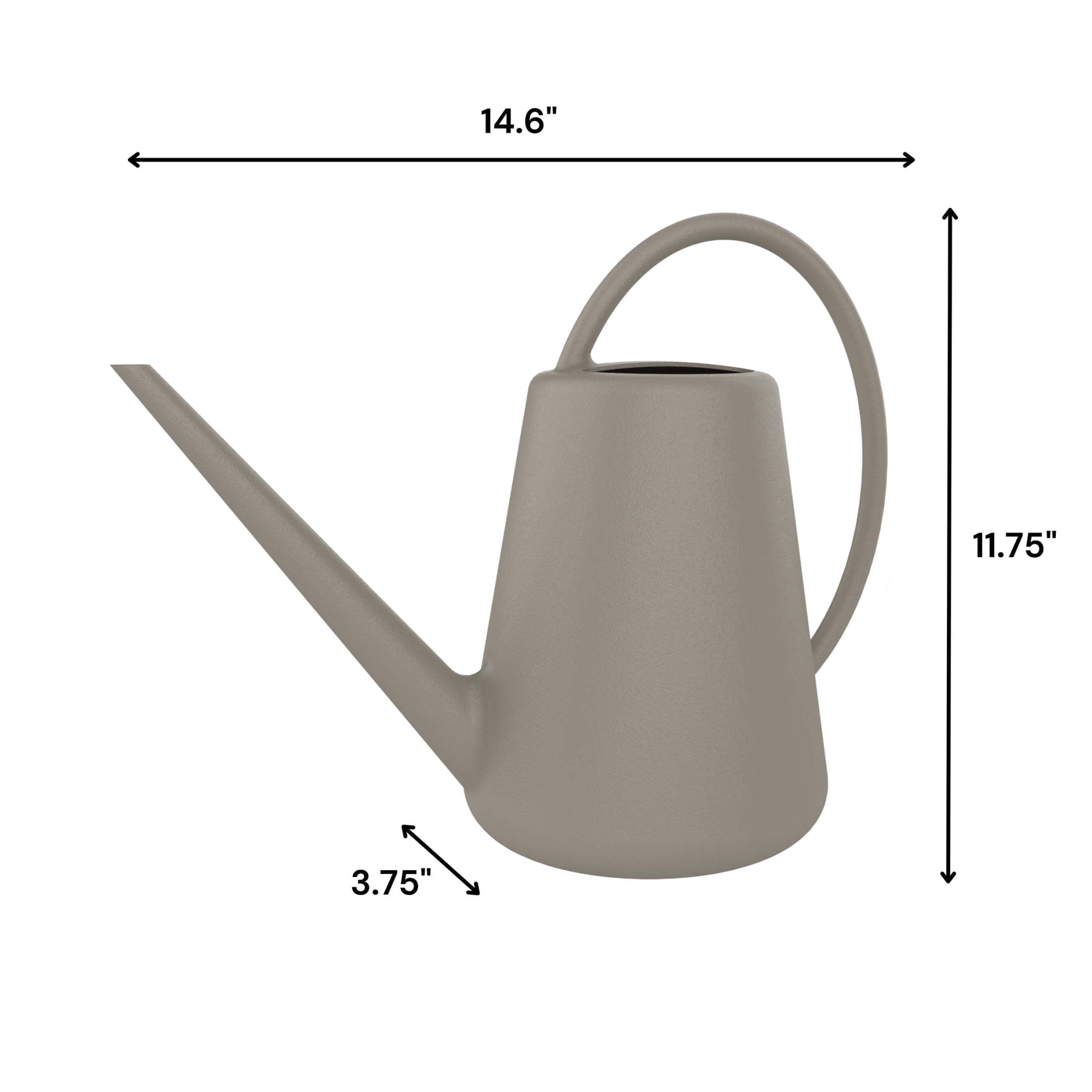 Expert Gardener 1 gal. Resin Watering Can, Birch Grey - Image 4