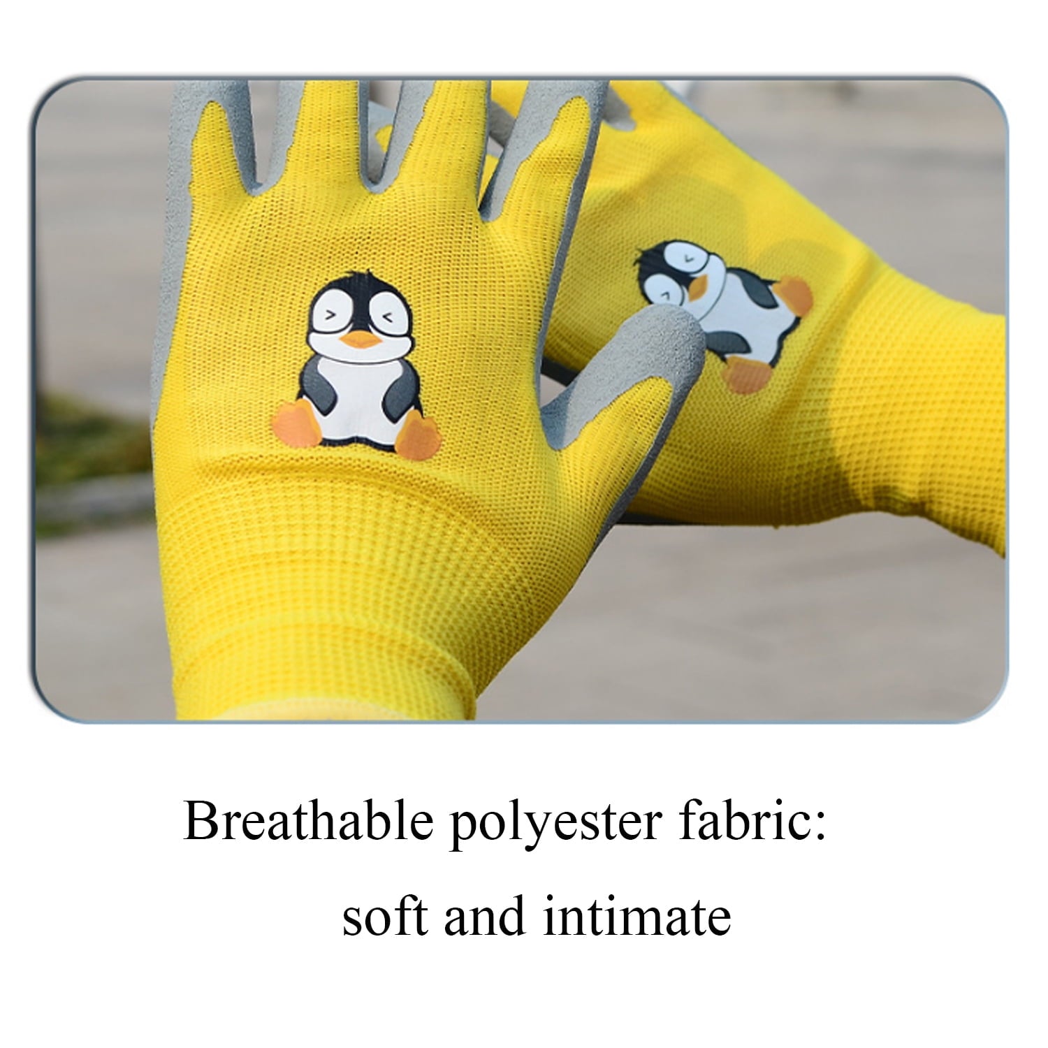 3 Pairs Kids Gardening Gloves for Boys Girls Outdoor Yard Work,Planting((5-11 years) - Image 5